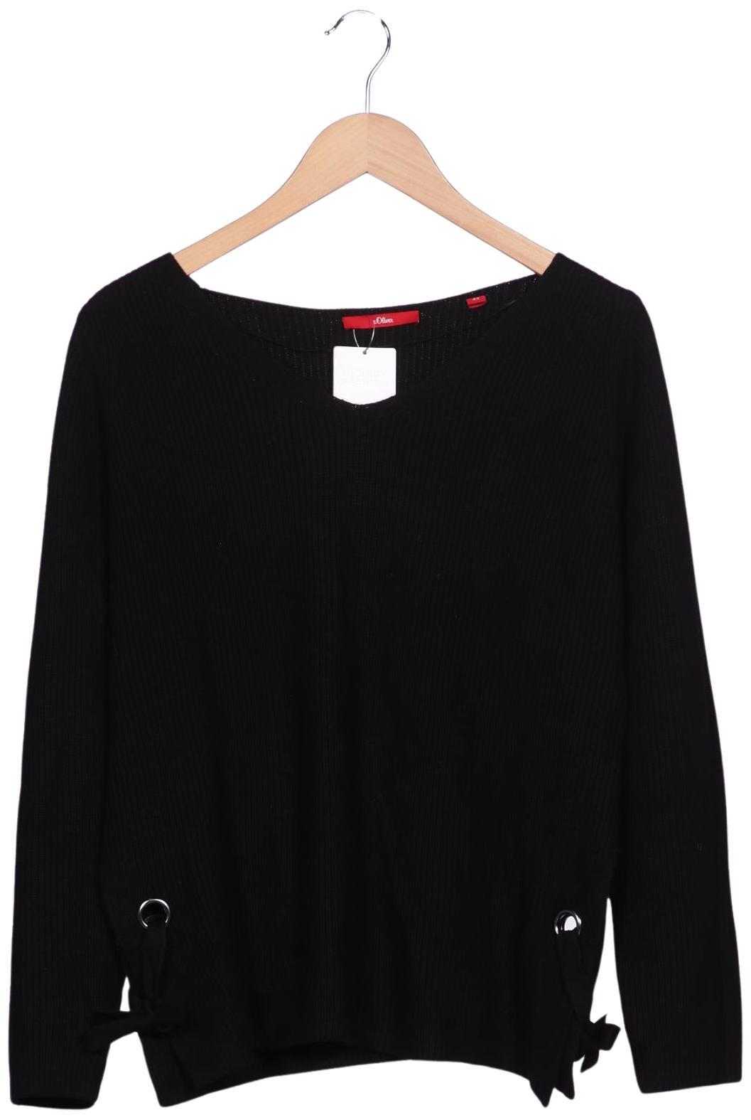 

s.Oliver Damen Pullover, schwarz, Gr. 42