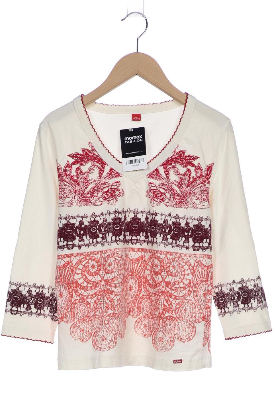 

s.Oliver Damen Langarmshirt, rot, Gr. 36