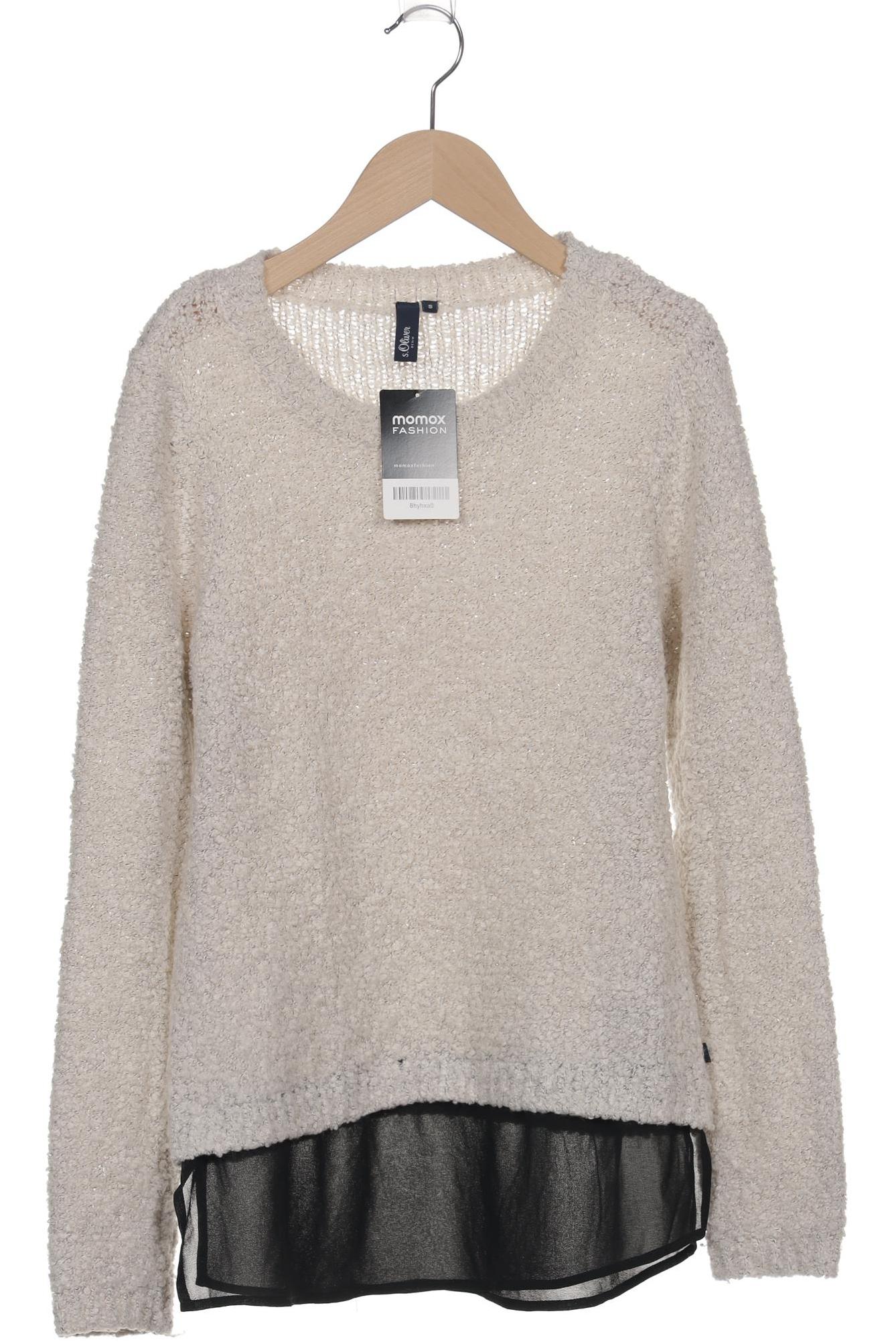 

s.Oliver Damen Pullover, cremeweiß, Gr. 36