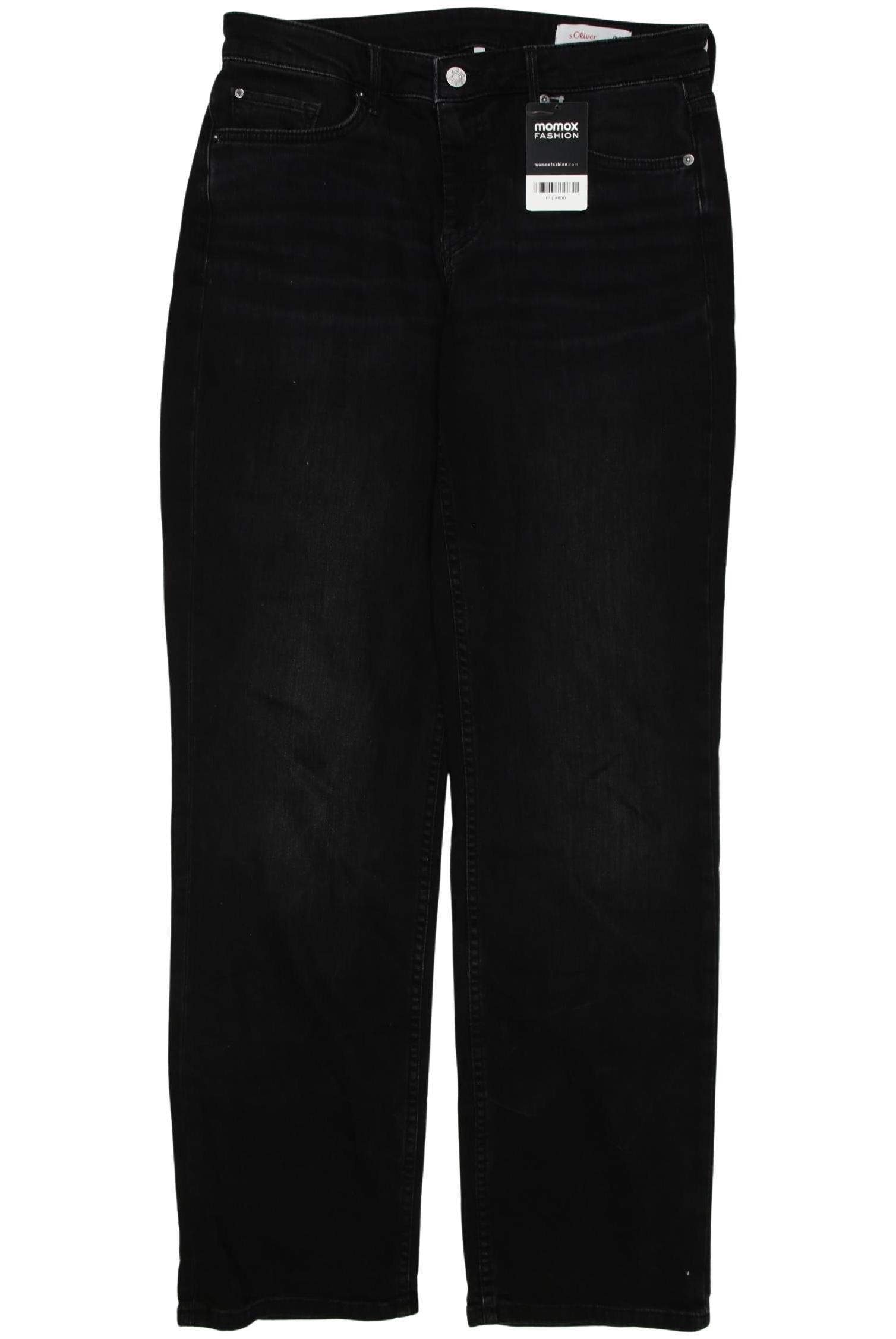 

s.Oliver Damen Jeans, schwarz, Gr. 38