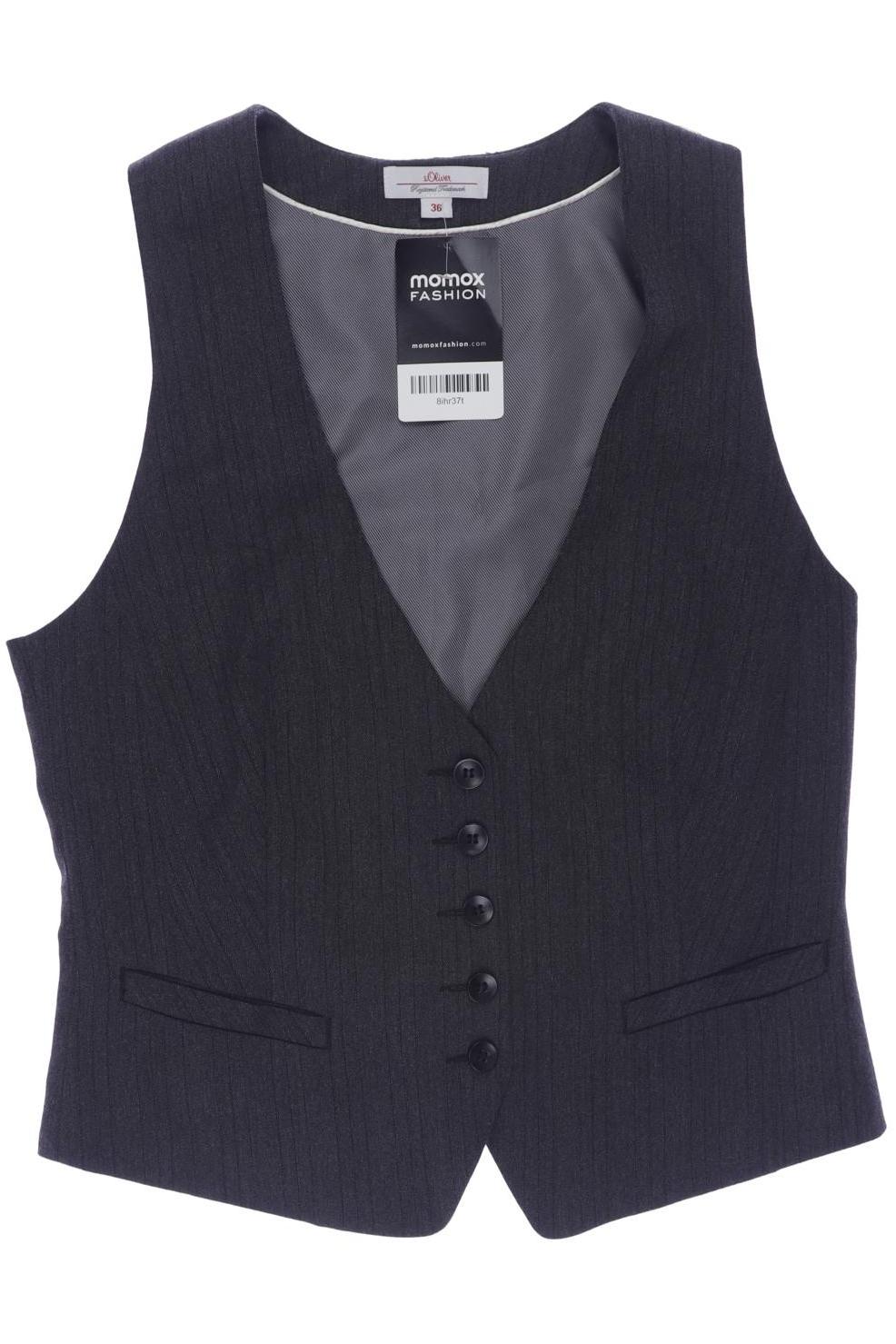 

s.Oliver Damen Weste, grau, Gr. 36