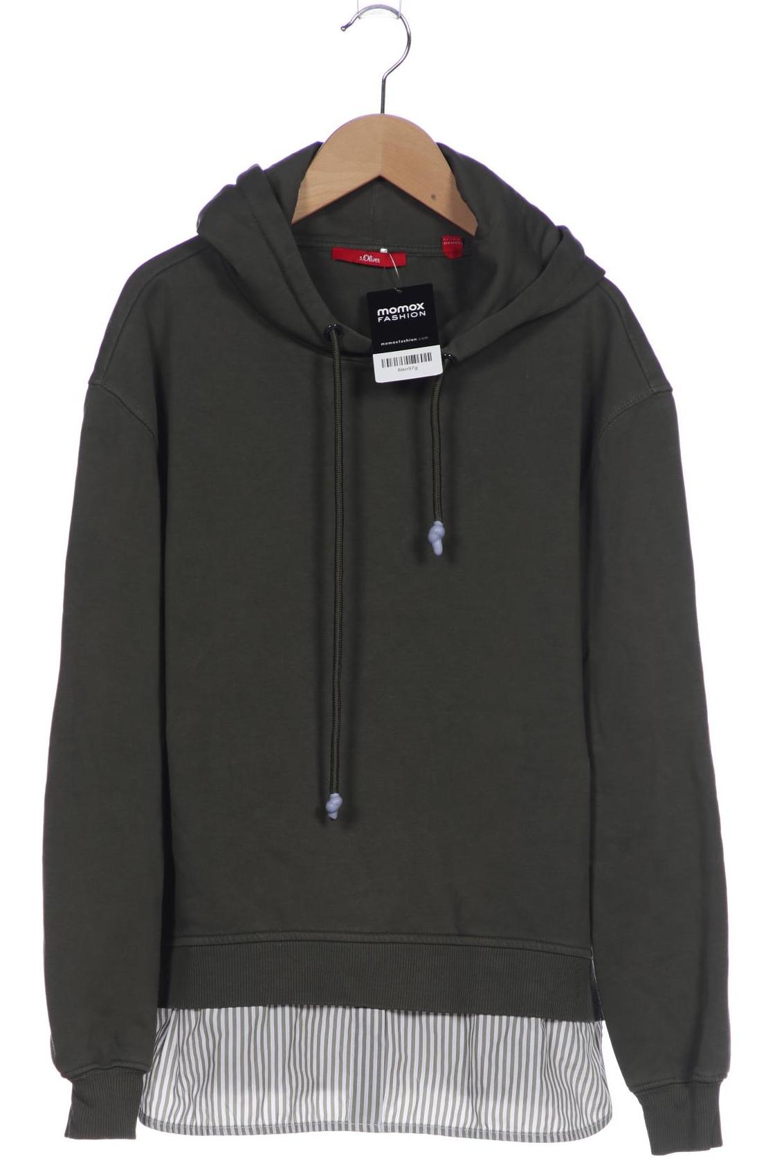 

s.Oliver Damen Kapuzenpullover, grün, Gr. 40
