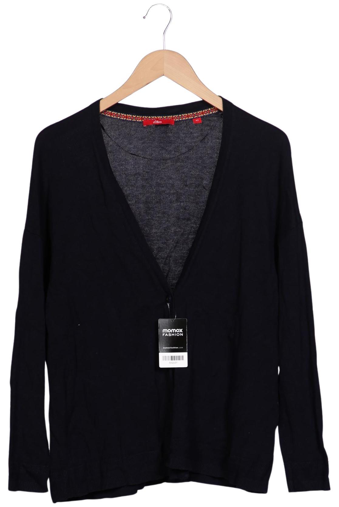 

s.Oliver Damen Strickjacke, marineblau, Gr. 42