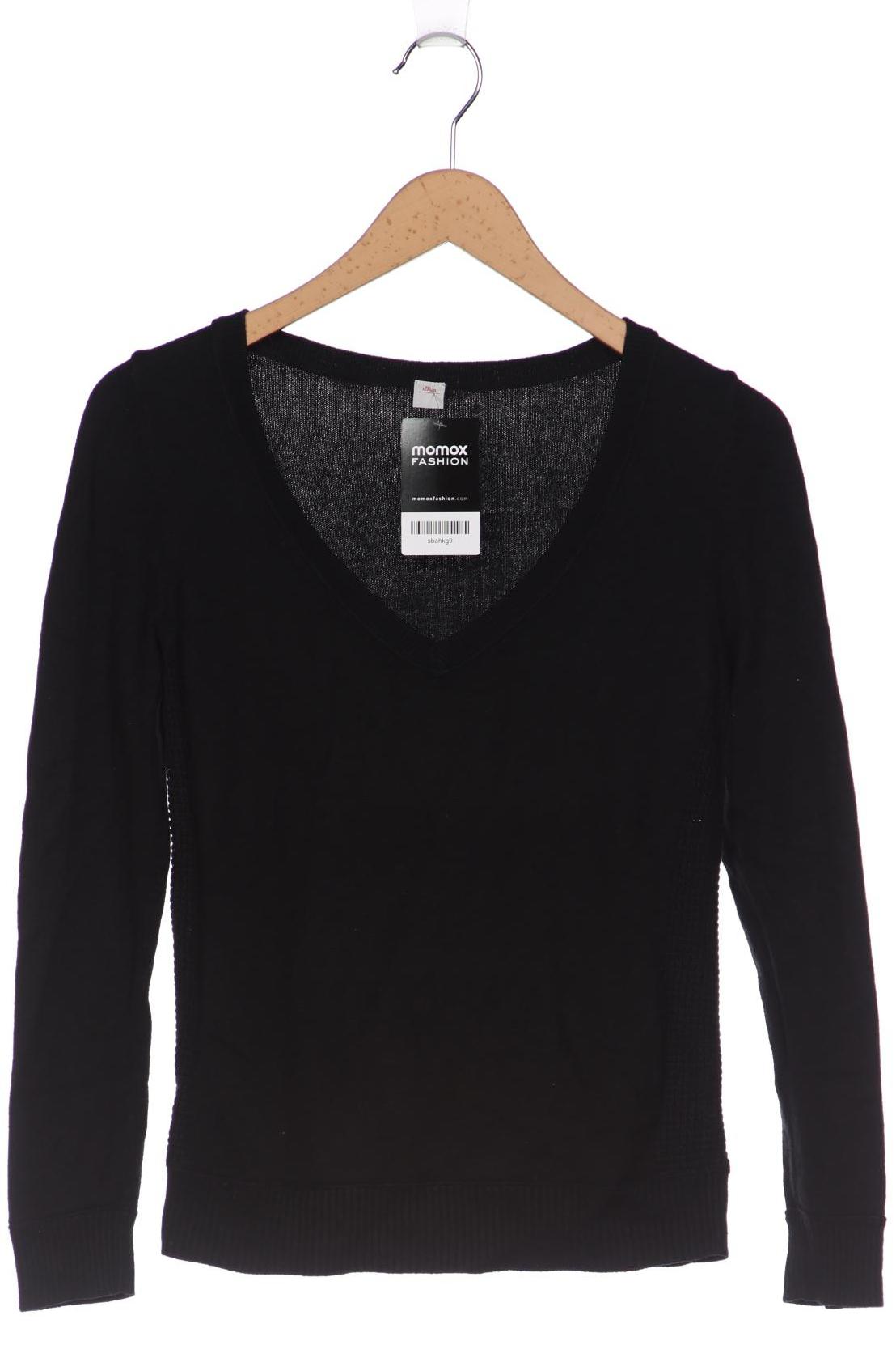 

s.Oliver Damen Pullover, schwarz, Gr. 36