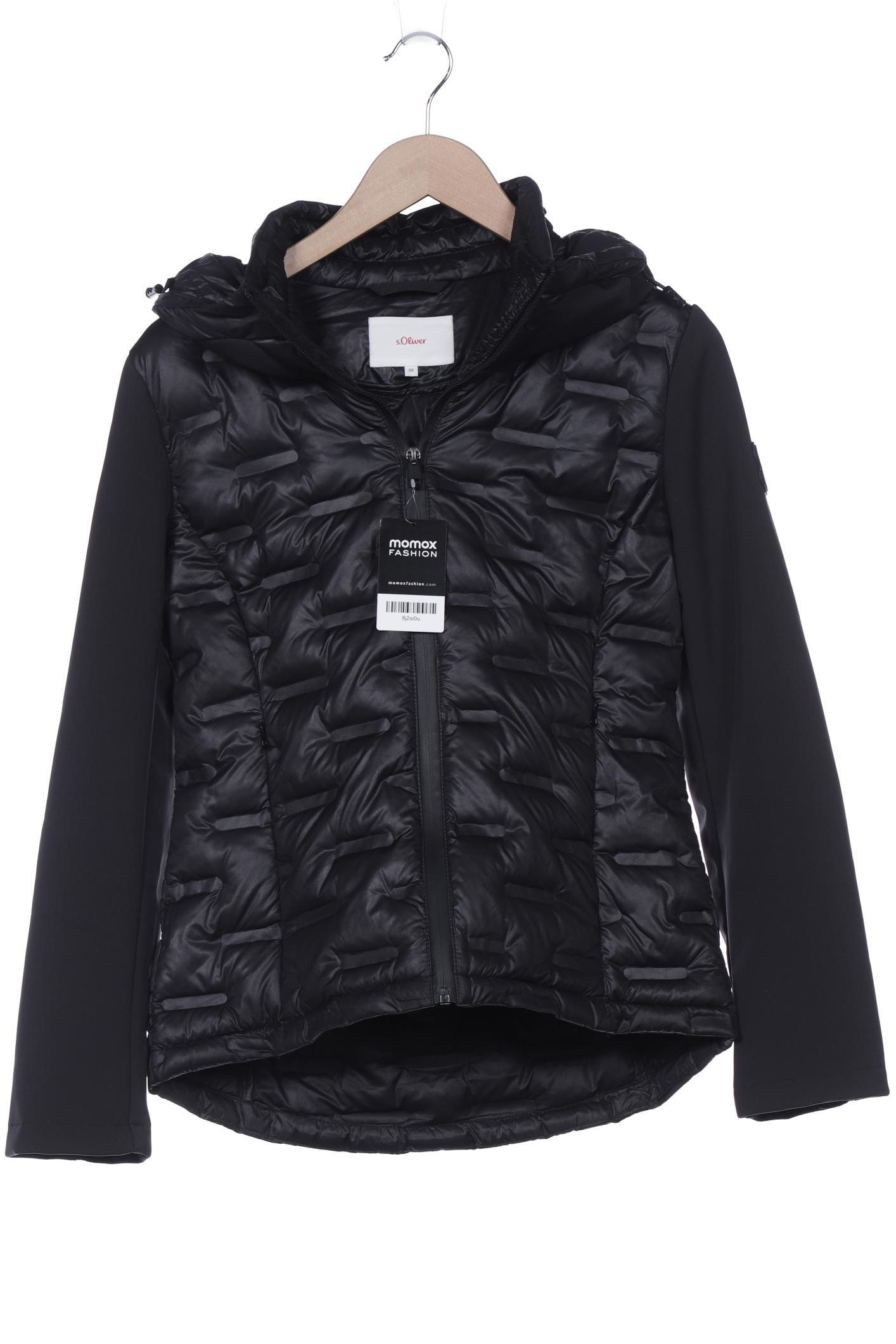 

s.Oliver Damen Jacke, schwarz, Gr. 38