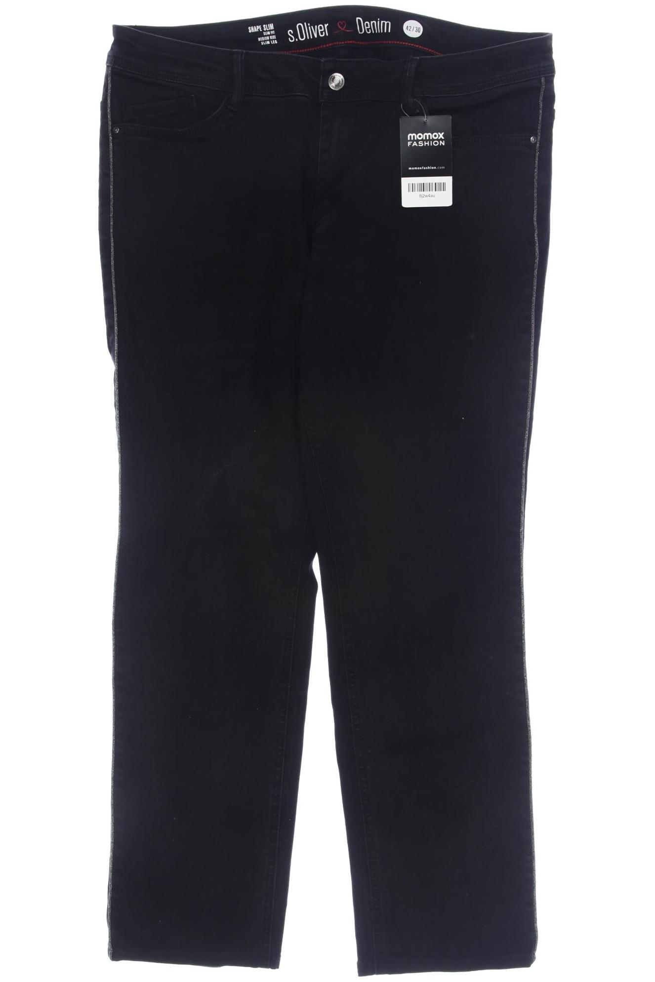 

s.Oliver Damen Jeans, schwarz, Gr. 42
