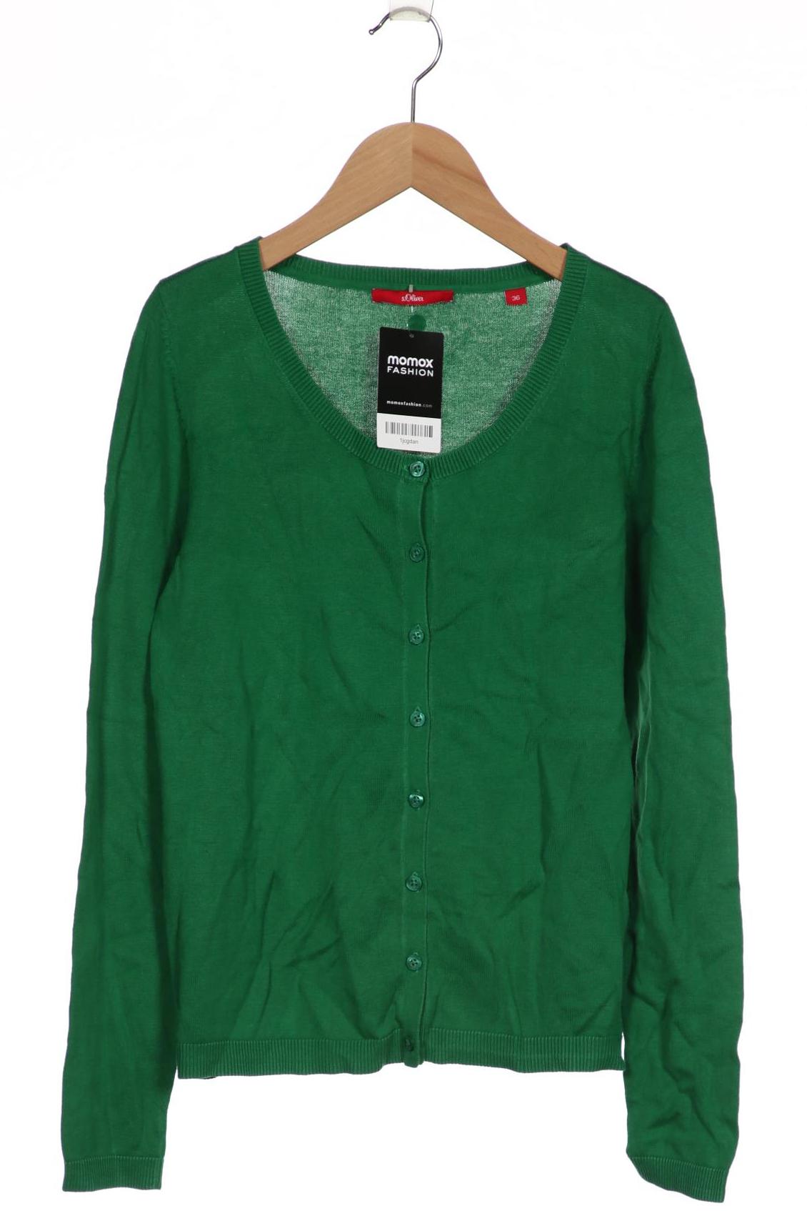 

s.Oliver Damen Strickjacke, grün