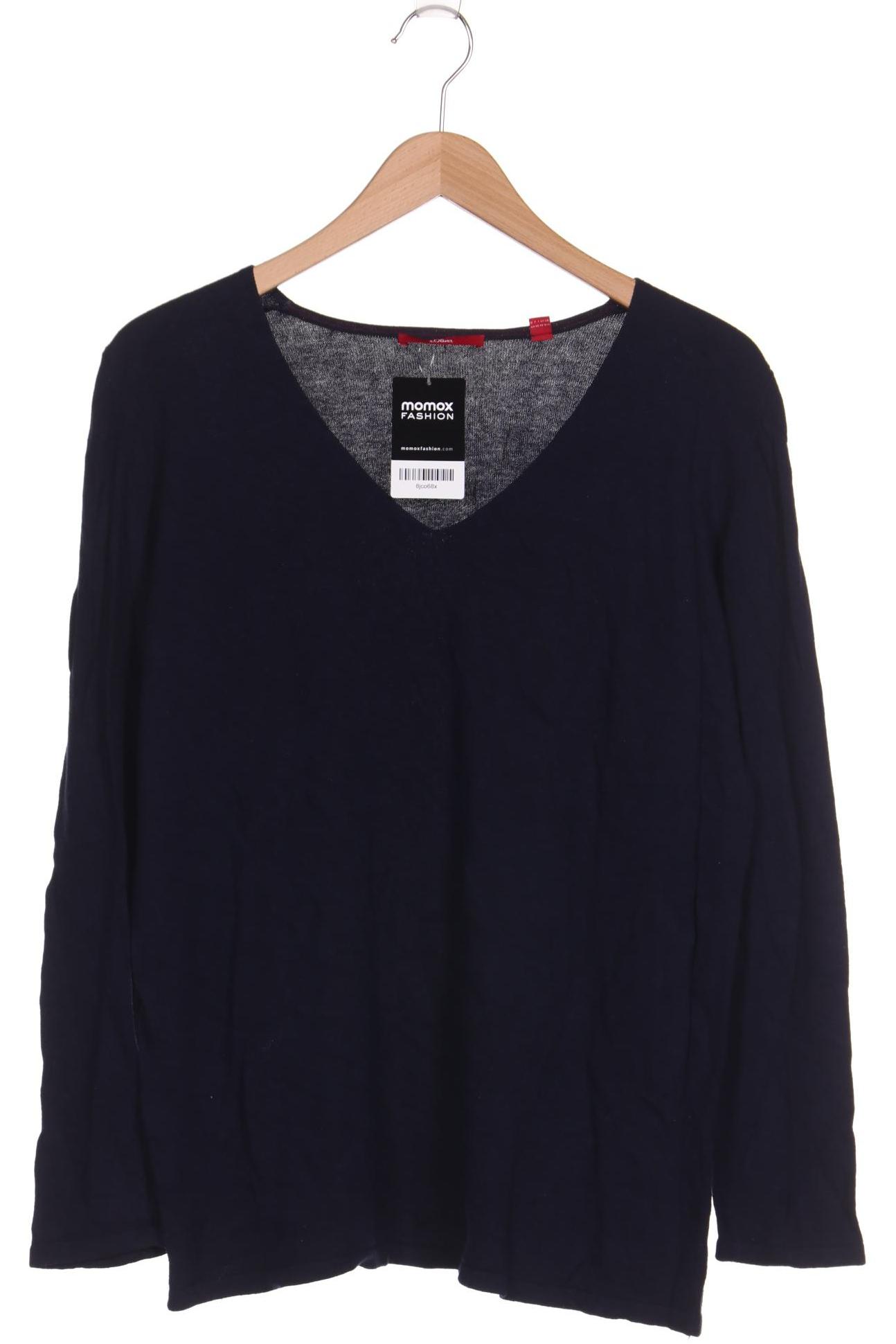 

s.Oliver Damen Pullover, marineblau