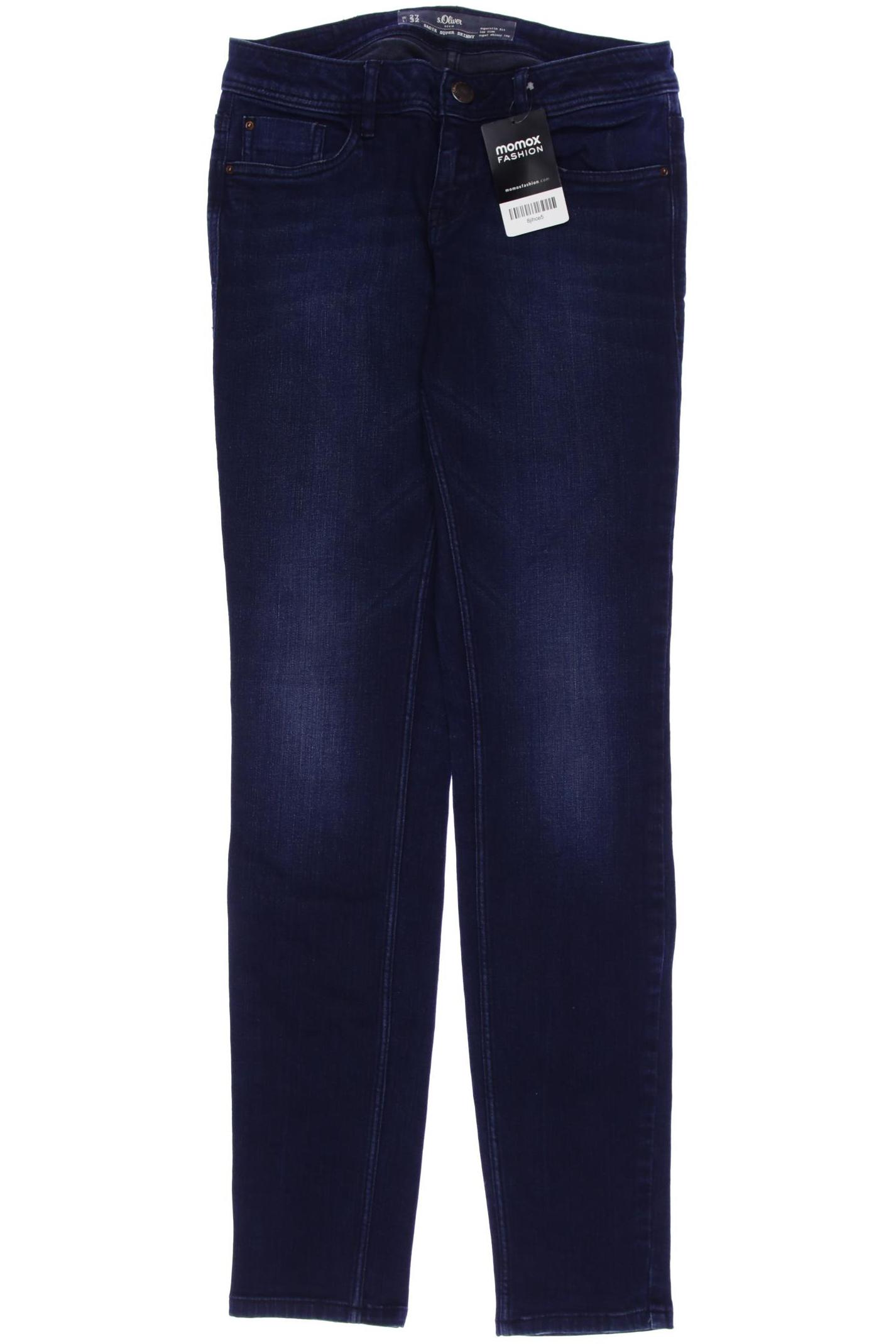 

s.Oliver Damen Jeans, marineblau