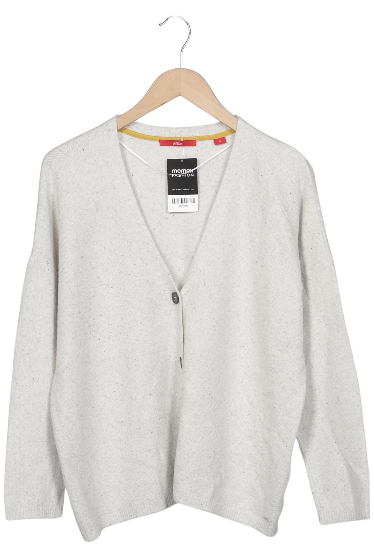 

s.Oliver Damen Strickjacke, grau, Gr. 36