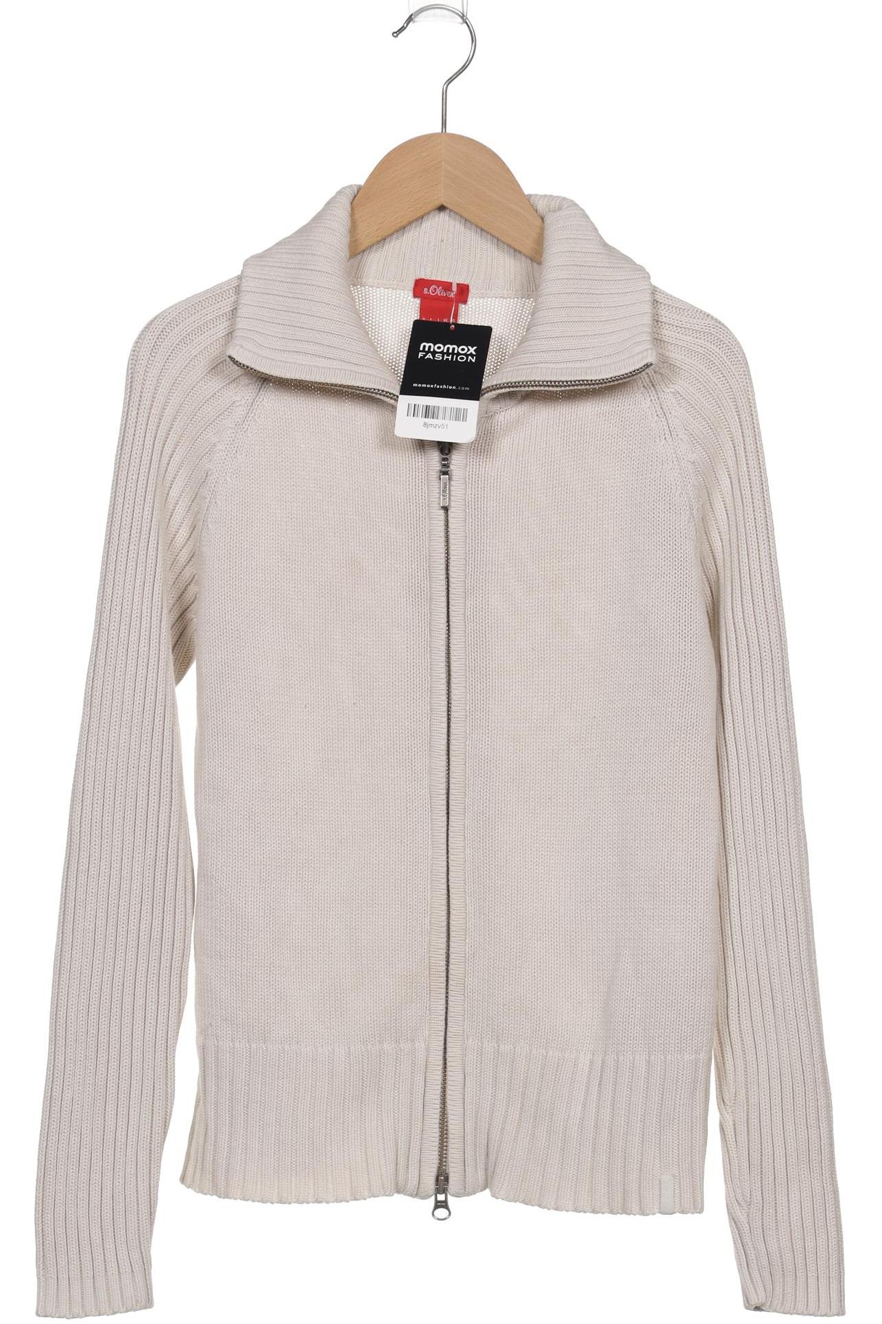 

s.Oliver Damen Strickjacke, beige, Gr. 36