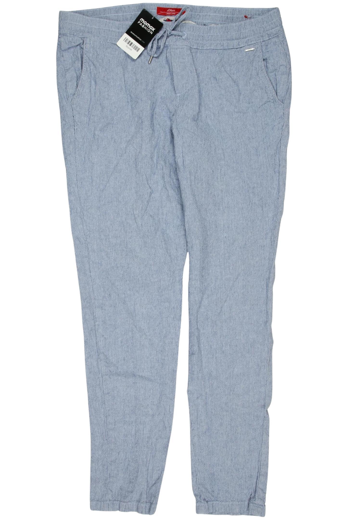 

s.Oliver Damen Stoffhose, hellblau, Gr. 38