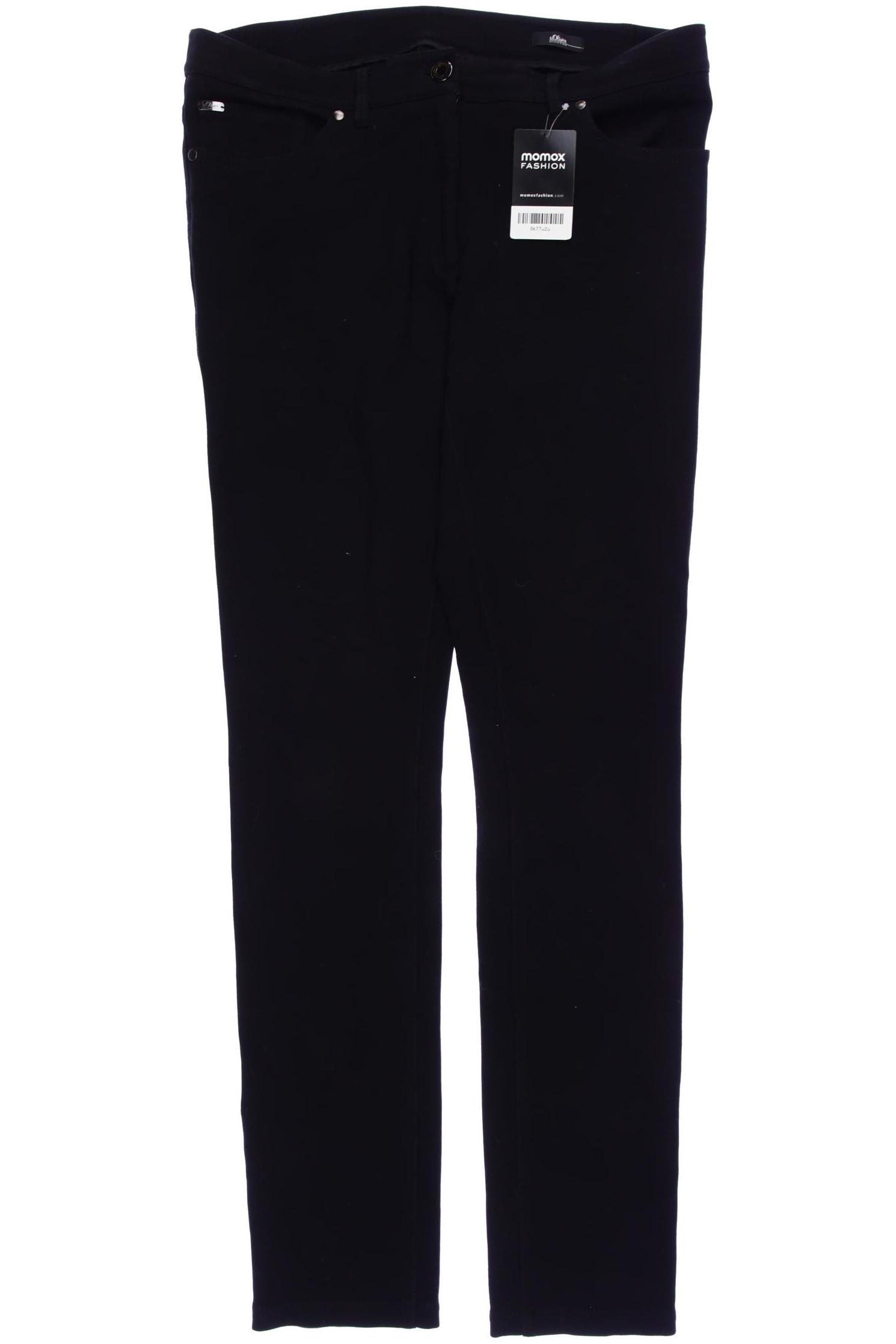 

s.Oliver Damen Stoffhose, schwarz, Gr. 42