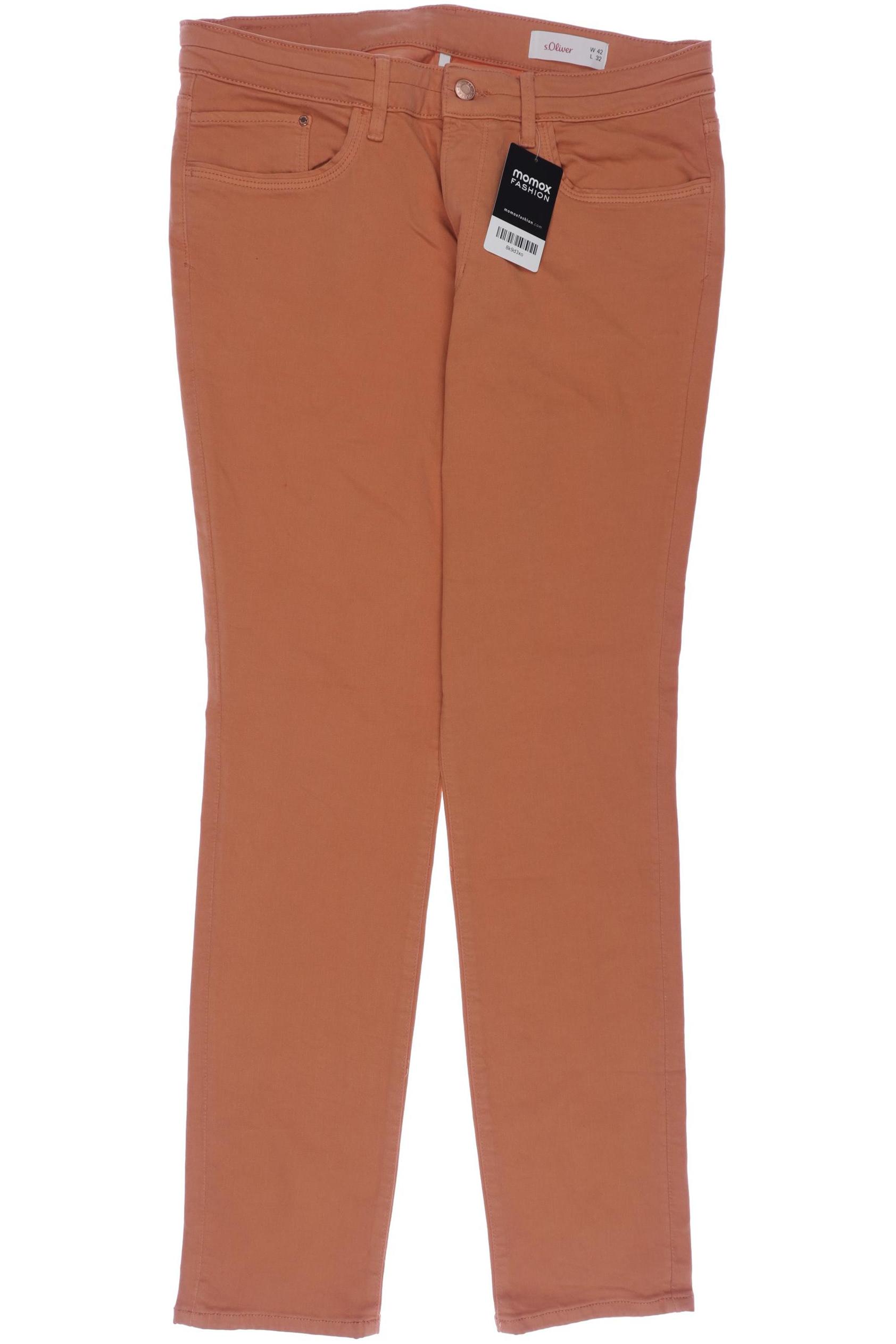 

s.Oliver Damen Jeans, orange, Gr. 42