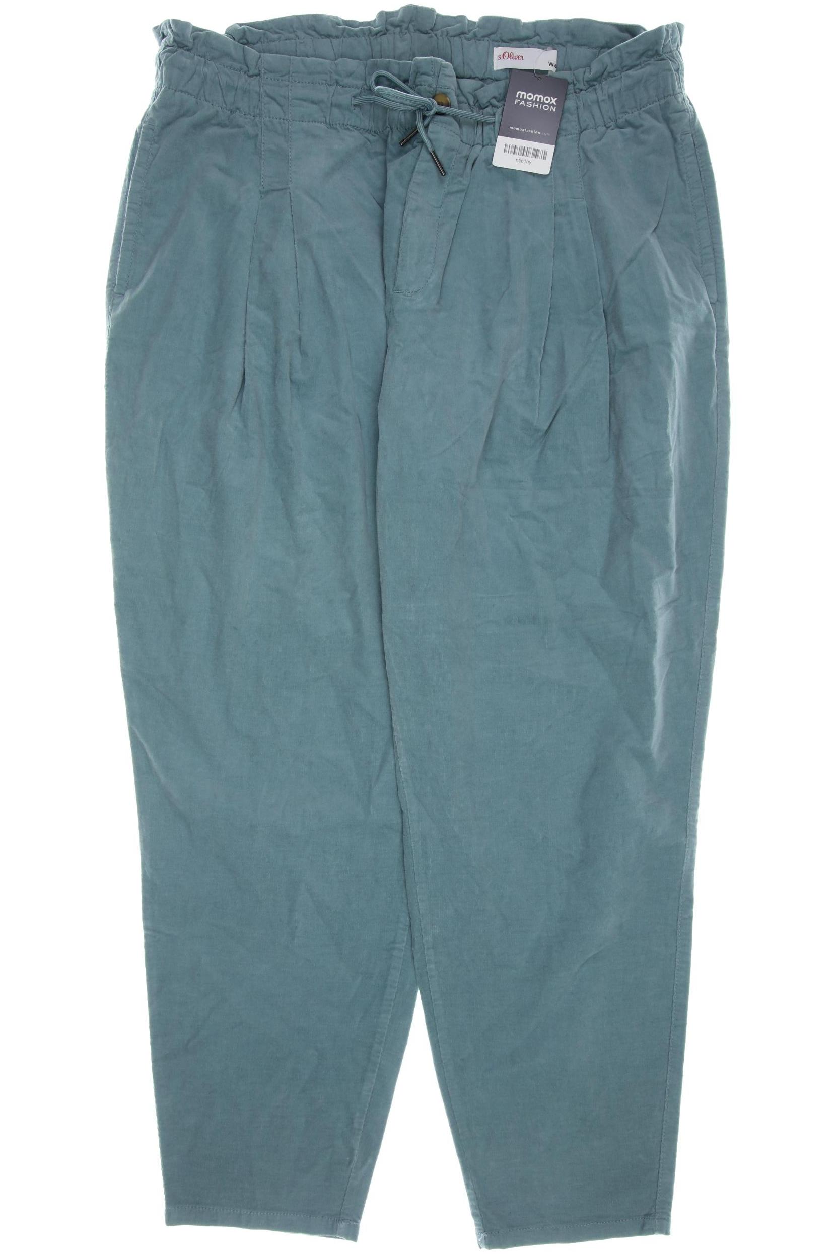

s.Oliver Damen Stoffhose, türkis, Gr. 46