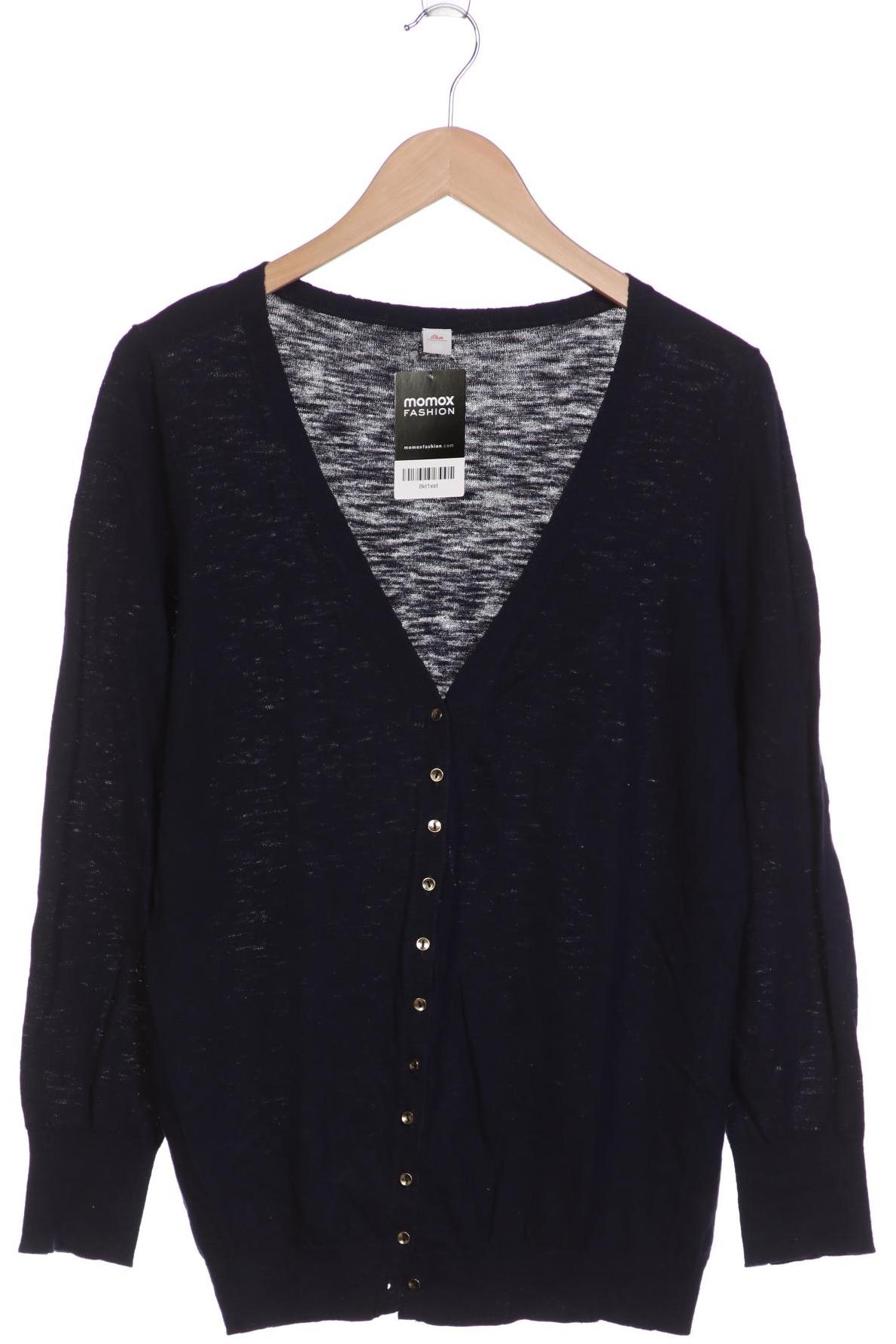 

s.Oliver Damen Strickjacke, marineblau