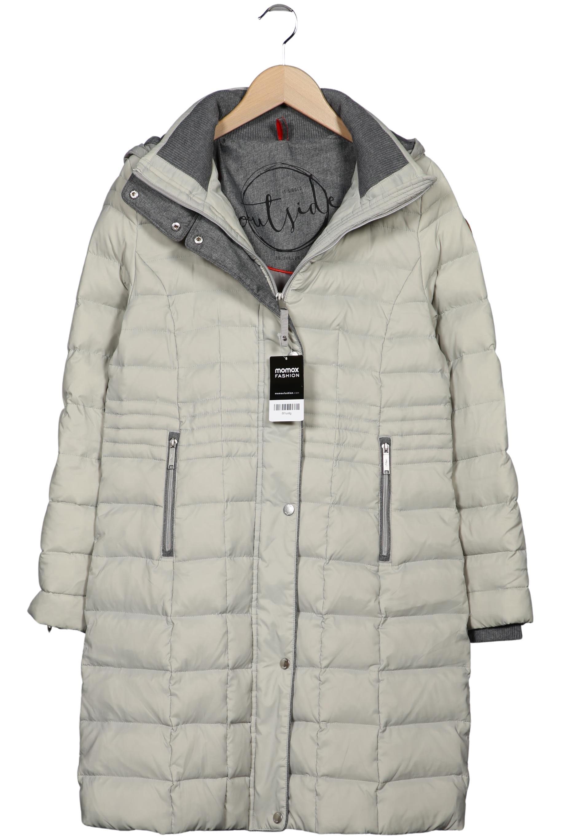 

s.Oliver Damen Mantel, cremeweiß, Gr. 38