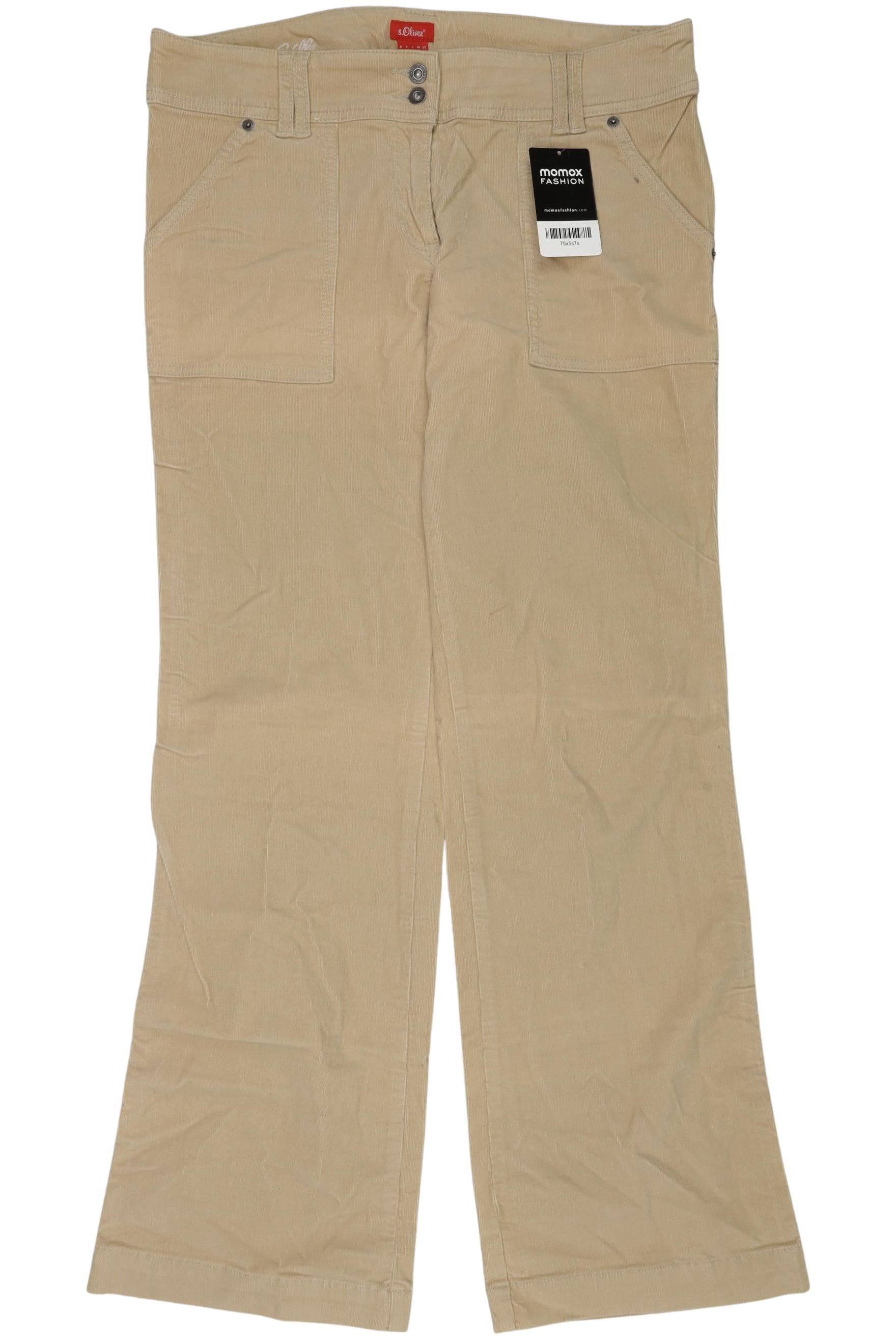 

s.Oliver Damen Stoffhose, beige, Gr. 40