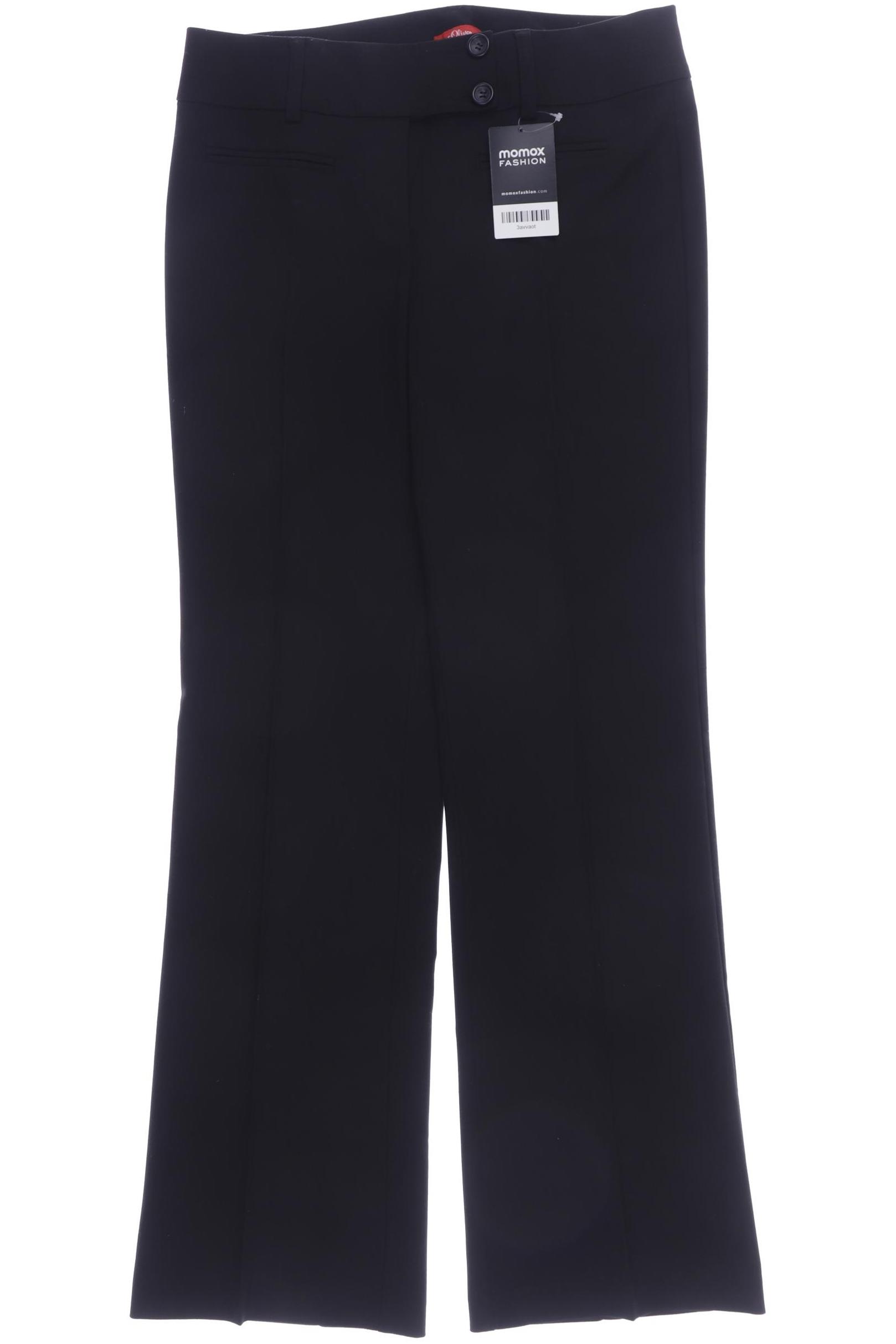 

s.Oliver Damen Stoffhose, schwarz, Gr. 36