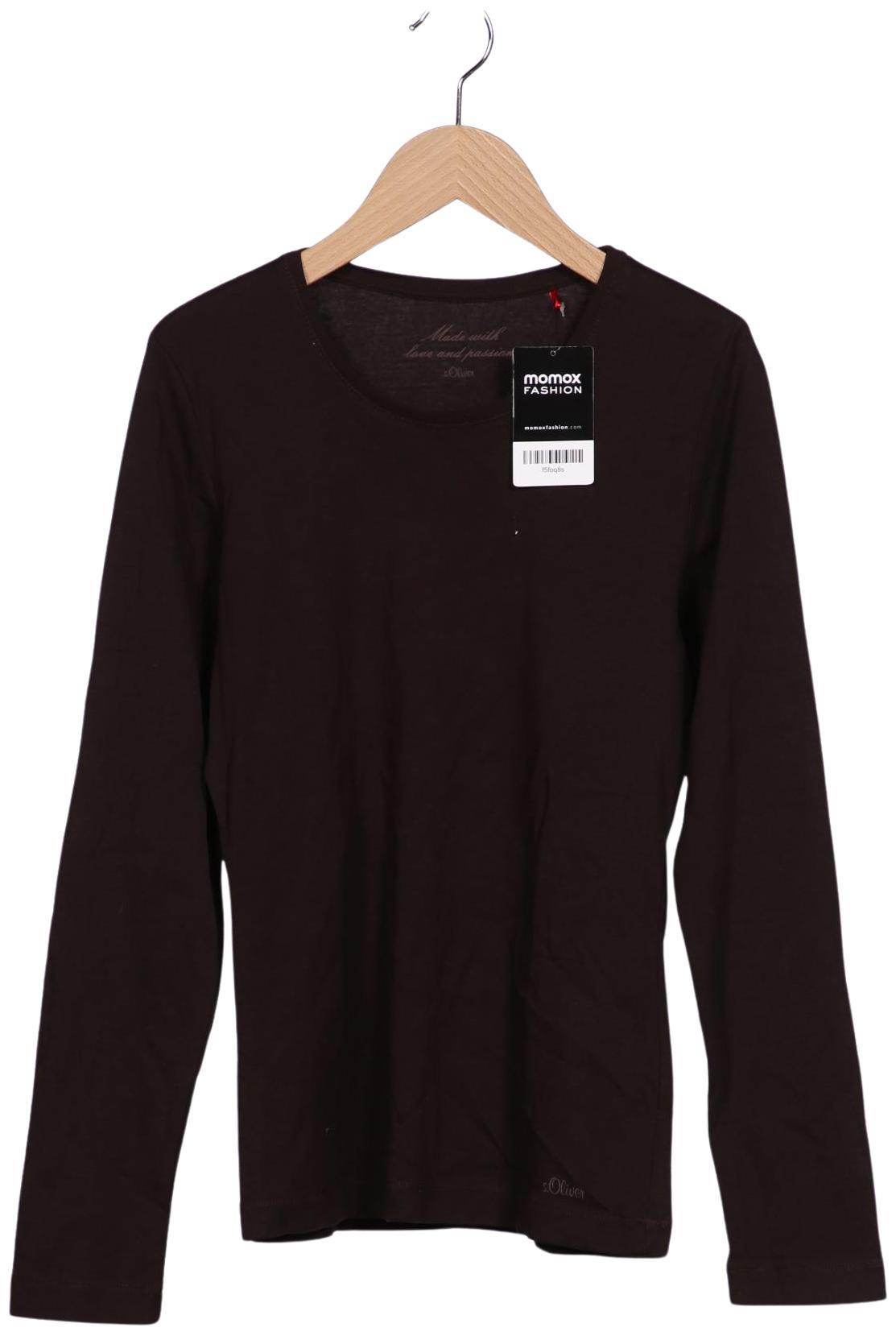

s.Oliver Damen Langarmshirt, braun, Gr. 40