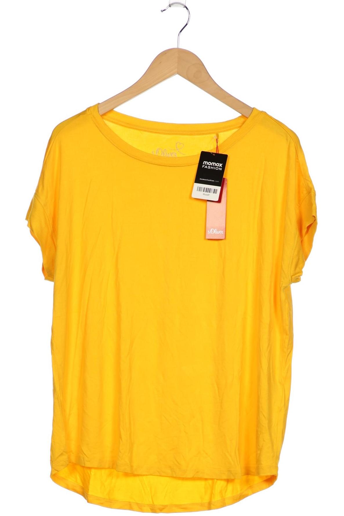 

s.Oliver Damen T-Shirt, gelb, Gr. 44