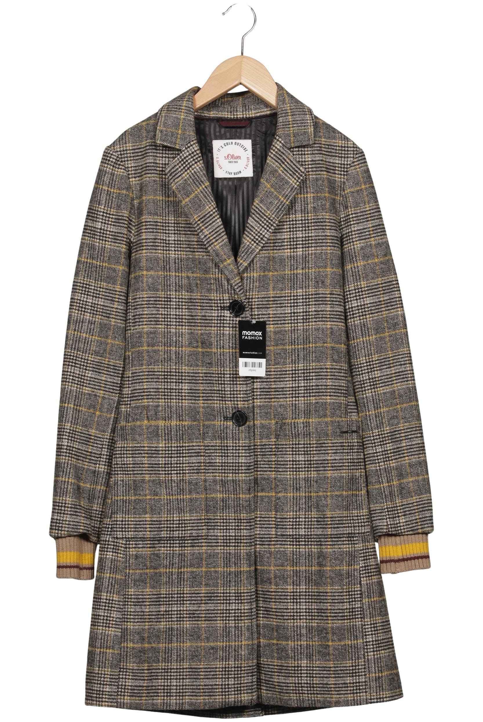 

s.Oliver Damen Mantel, grau, Gr. 34