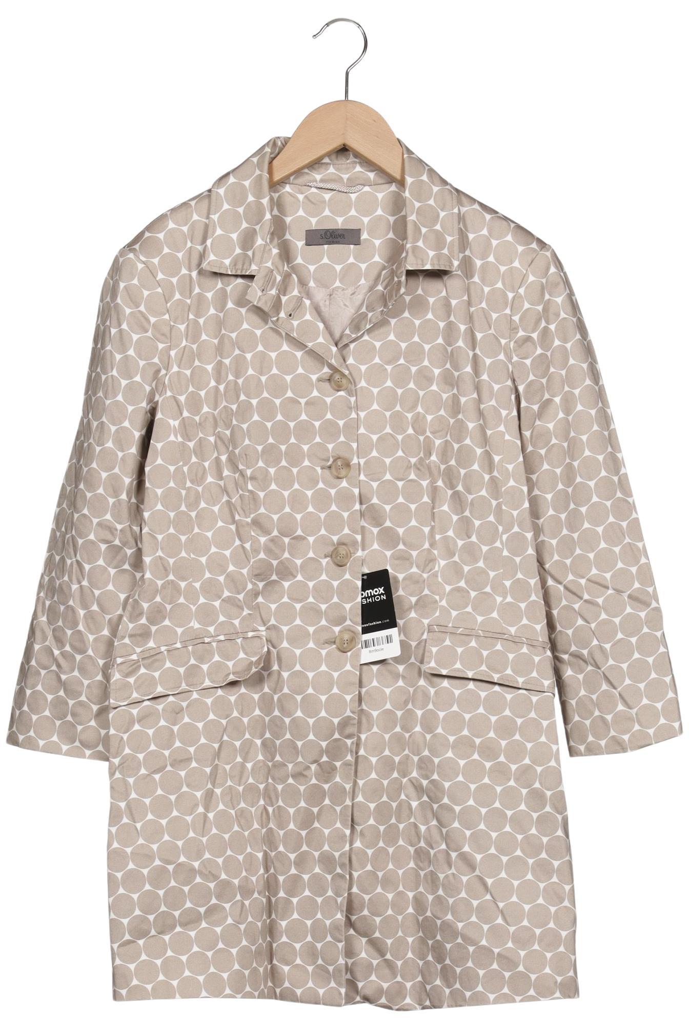 

s.Oliver Damen Mantel, beige, Gr. 38