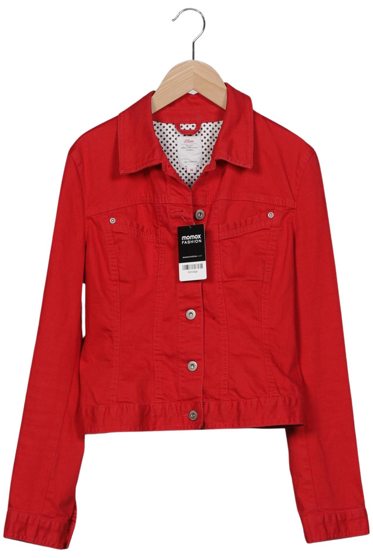 

s.Oliver Damen Jacke, rot, Gr. 36