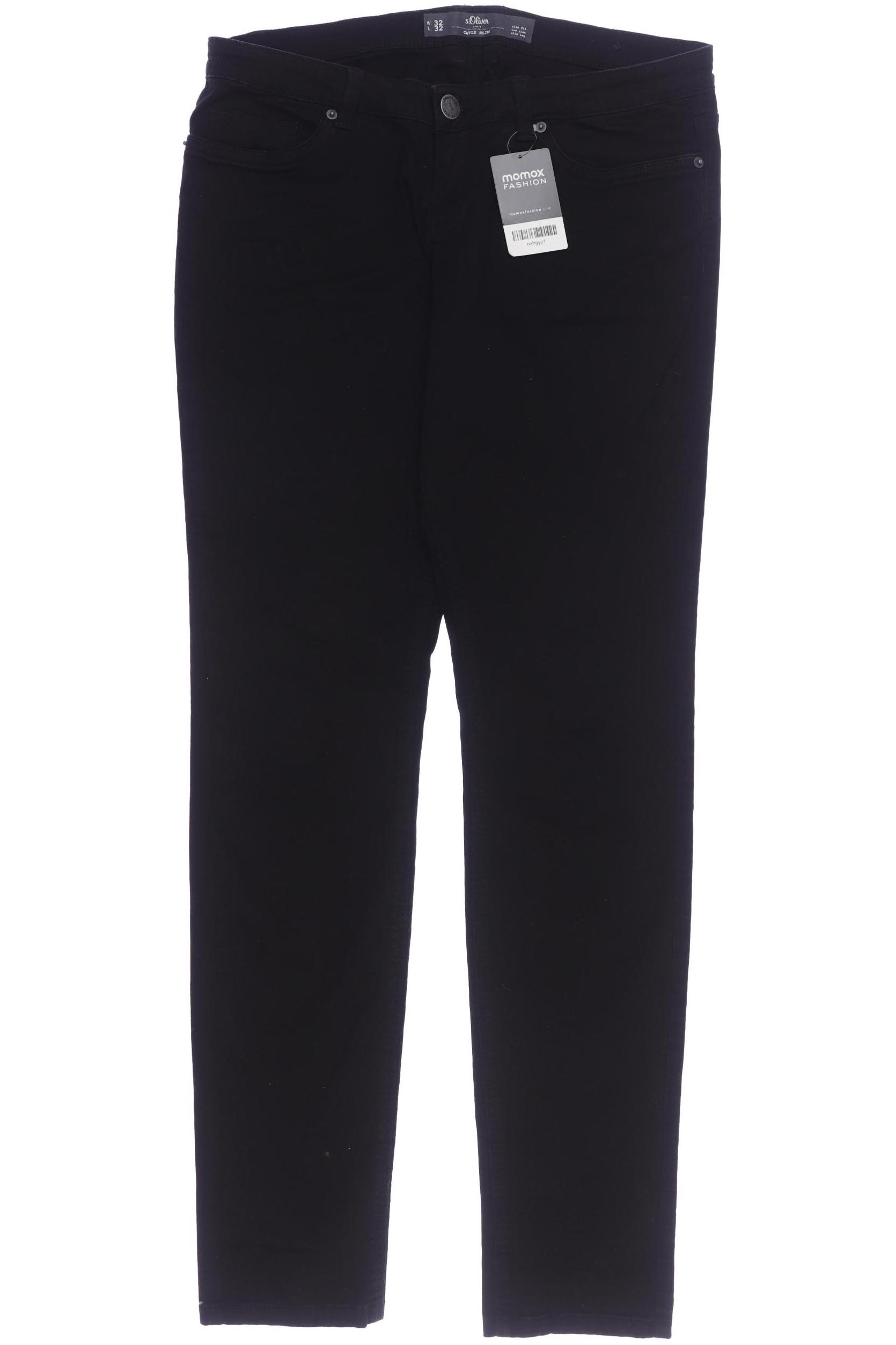 

s.Oliver Damen Jeans, schwarz, Gr. 32