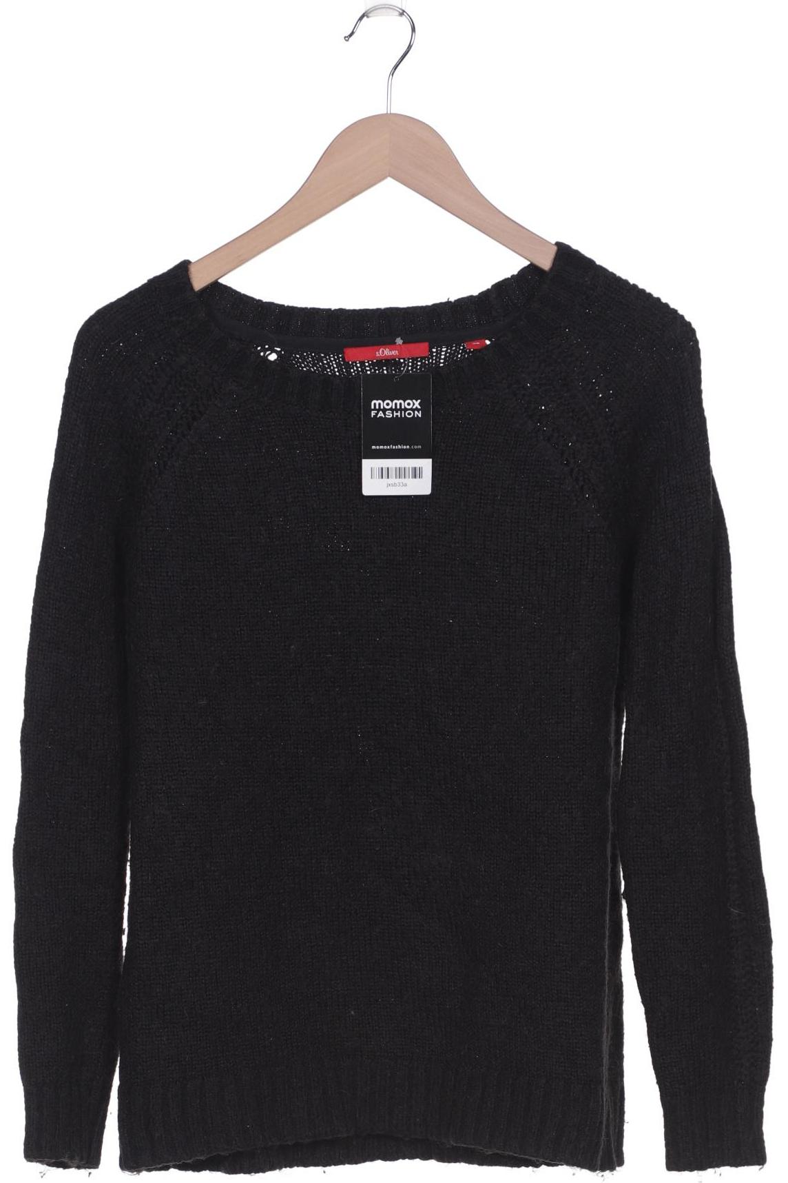 

s.Oliver Damen Pullover, schwarz, Gr. 38