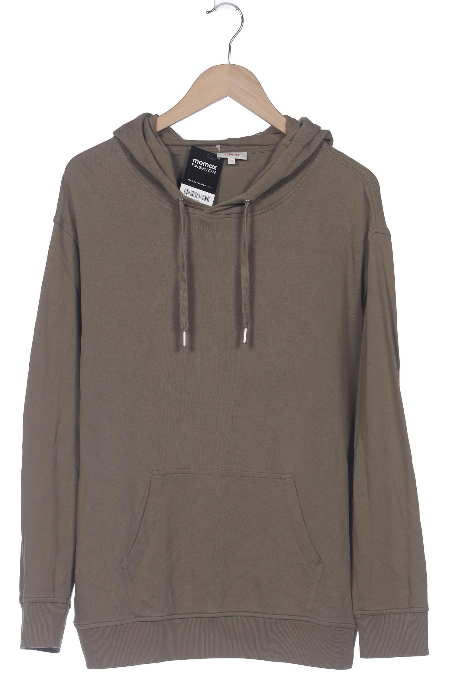 

s.Oliver Damen Kapuzenpullover, grün, Gr. 40