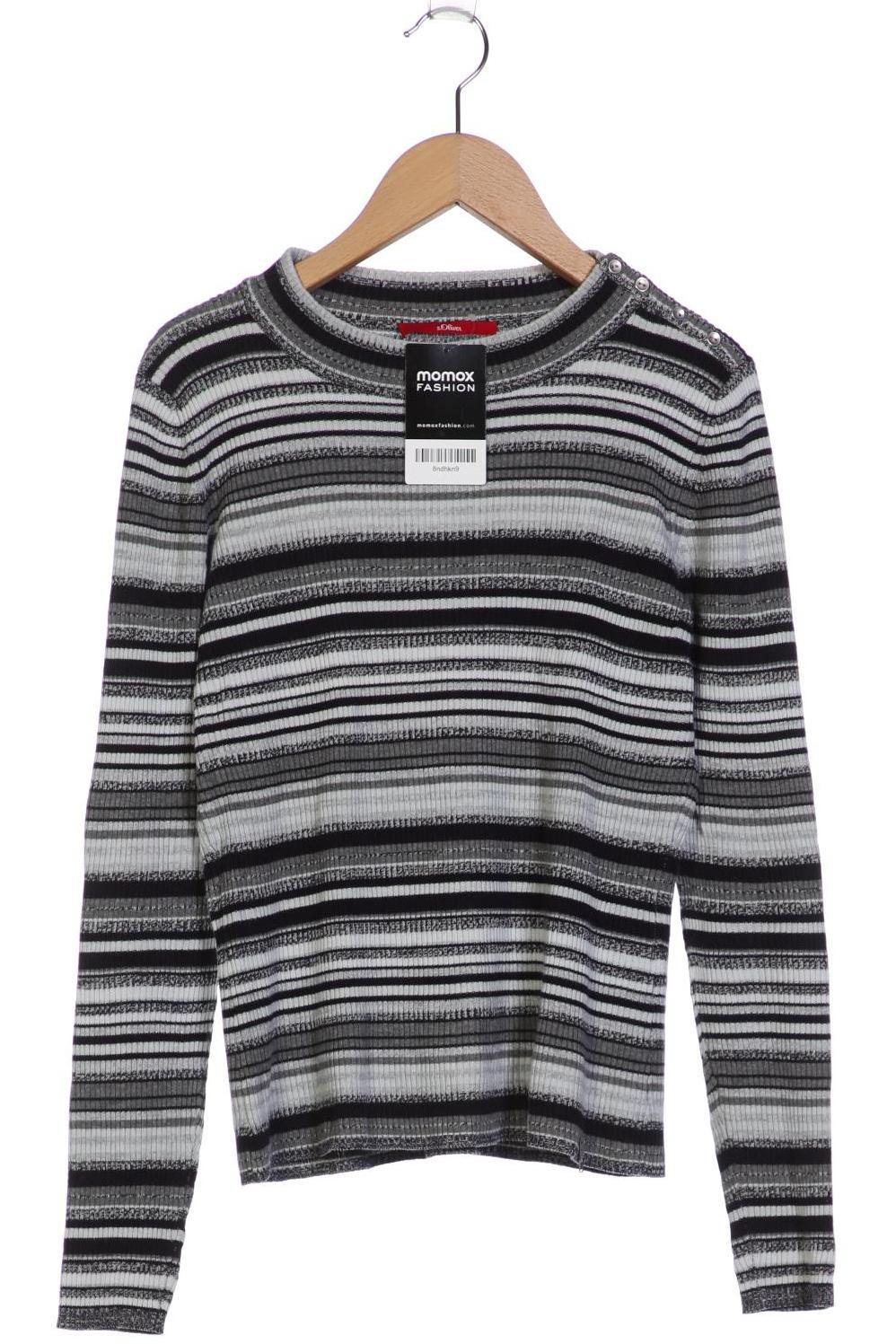 

s.Oliver Damen Langarmshirt, grau, Gr. 36
