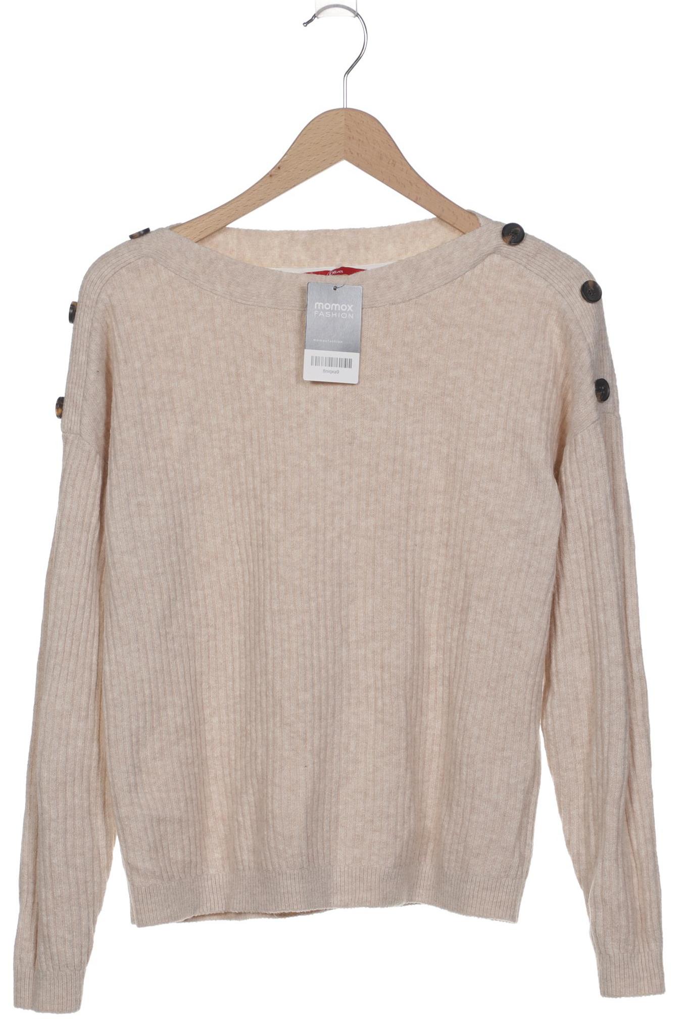 

s.Oliver Damen Pullover, cremeweiß, Gr. 38
