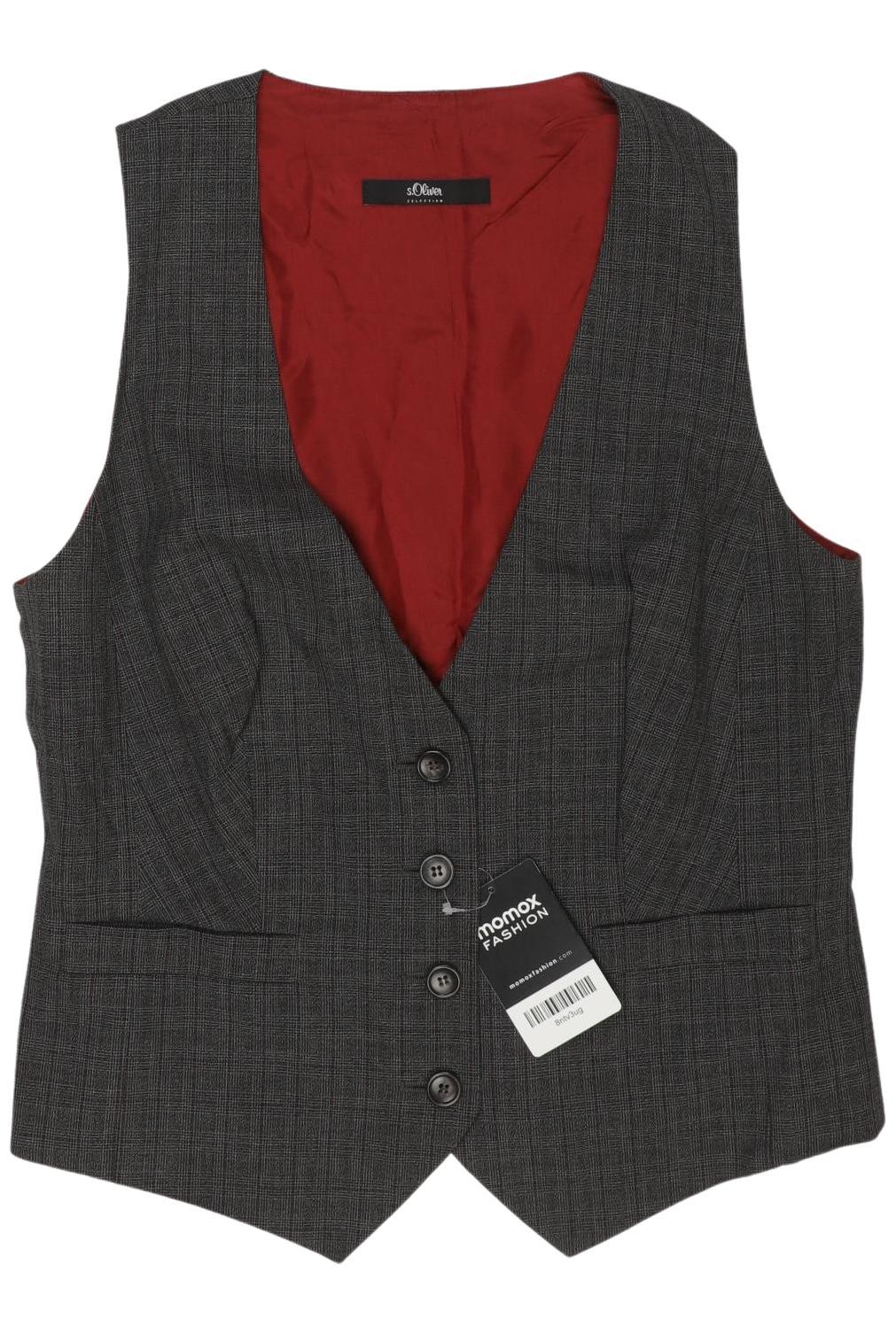 

s.Oliver Damen Weste, grau, Gr. 38