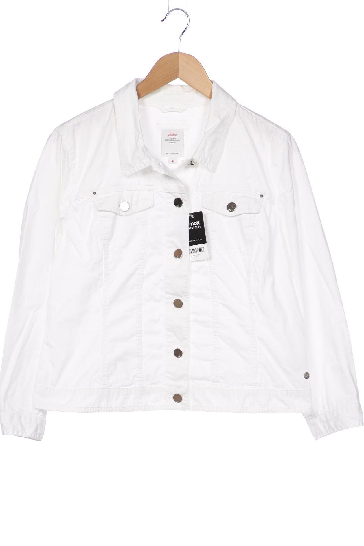 

s.Oliver Damen Jacke, weiß, Gr. 42