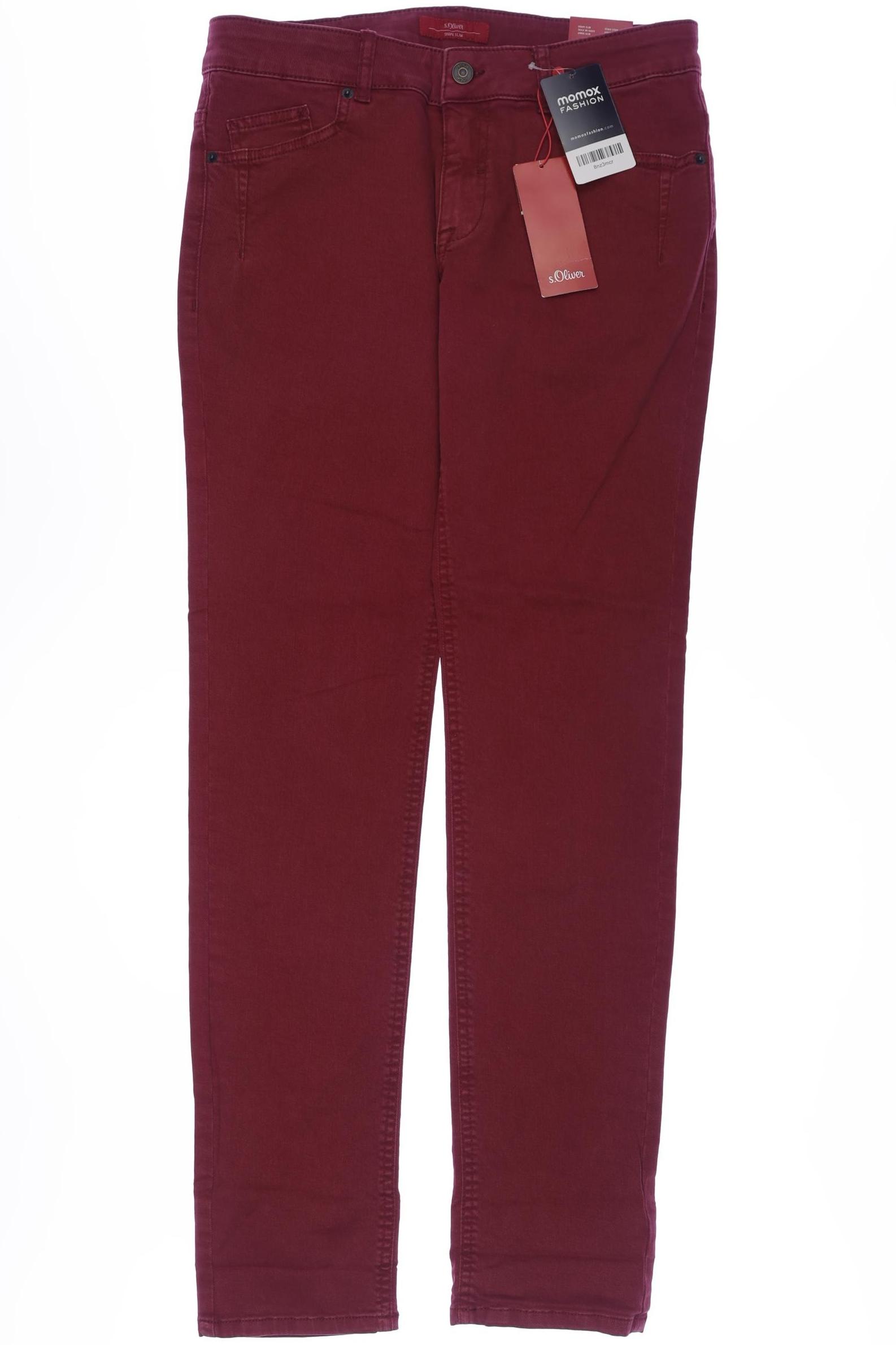 

s.Oliver Damen Jeans, bordeaux, Gr. 36