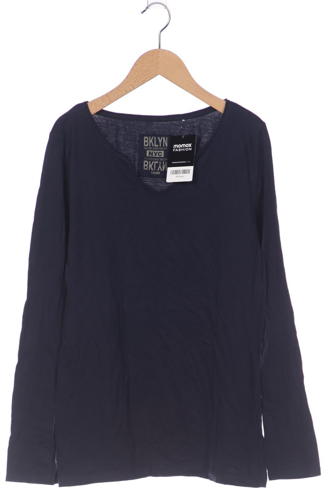 

s.Oliver Damen Langarmshirt, marineblau, Gr. 42