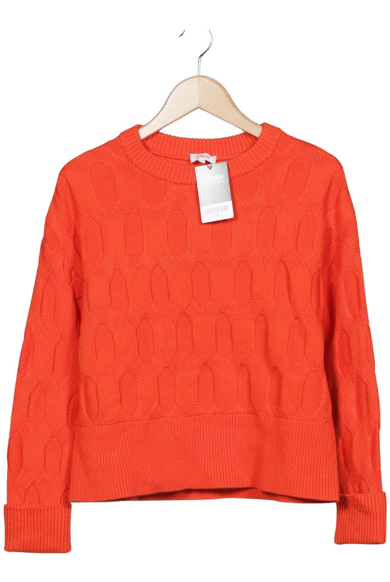 

s.Oliver Damen Pullover, orange, Gr. 34