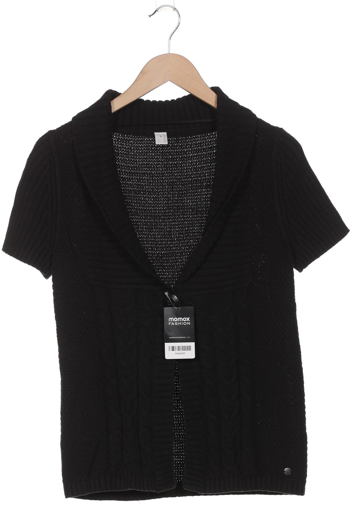 

s.Oliver Damen Strickjacke, schwarz, Gr. 36