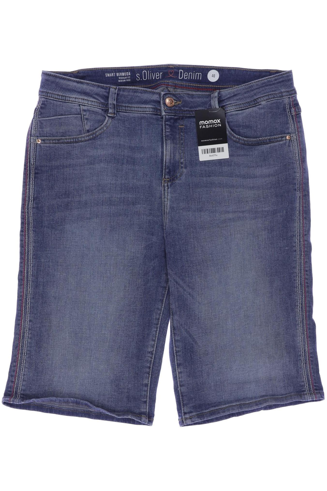 

s.Oliver Damen Shorts, blau, Gr. 40