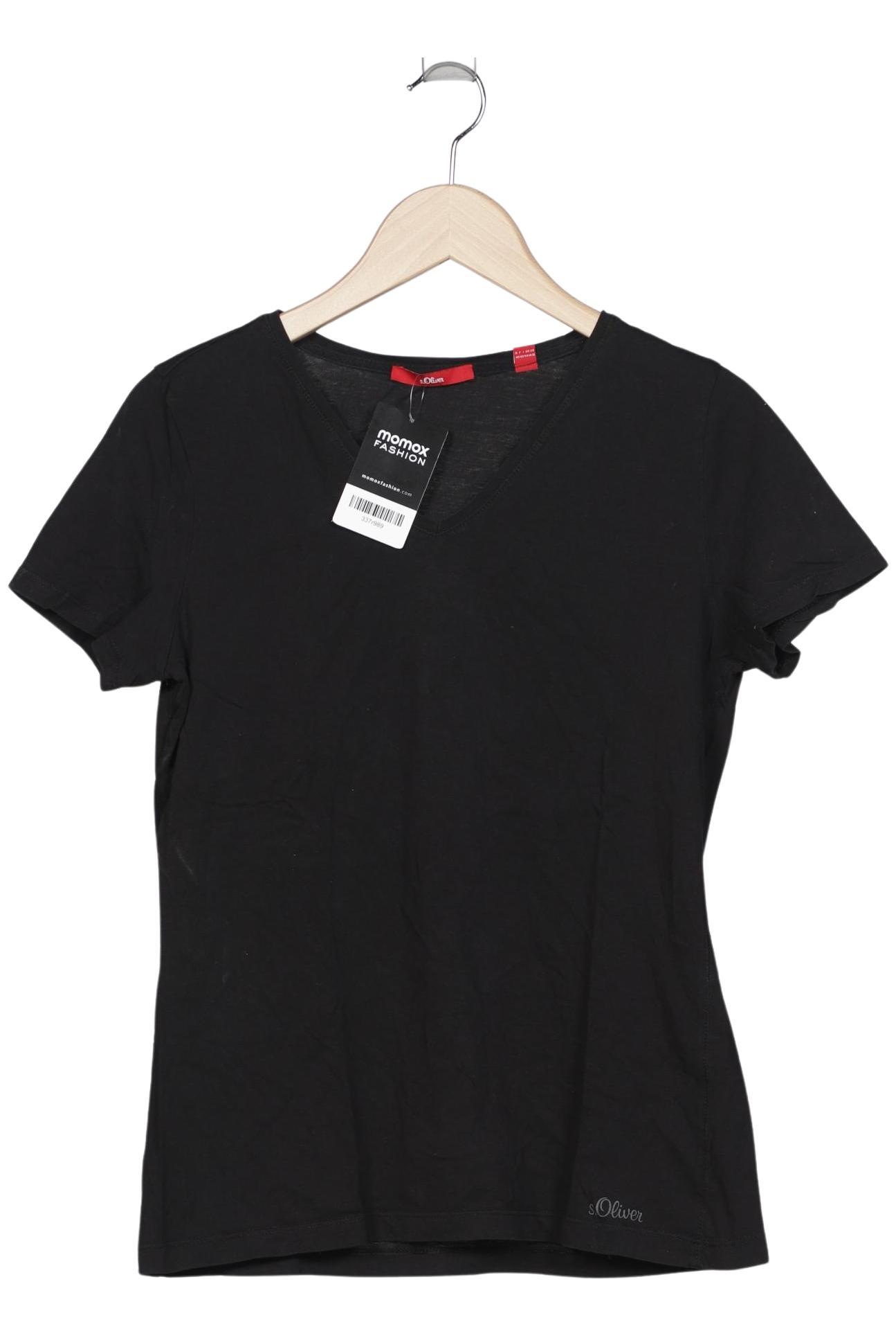 

s.Oliver Damen T-Shirt, schwarz, Gr. 40
