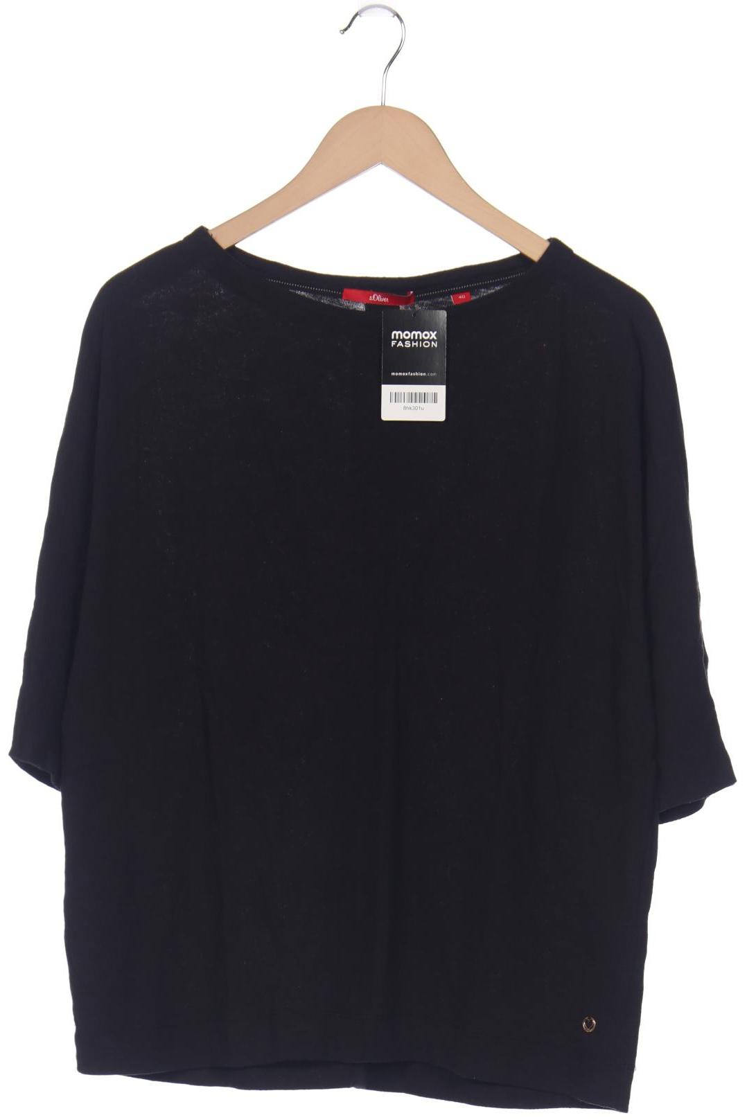 

s.Oliver Damen Langarmshirt, schwarz