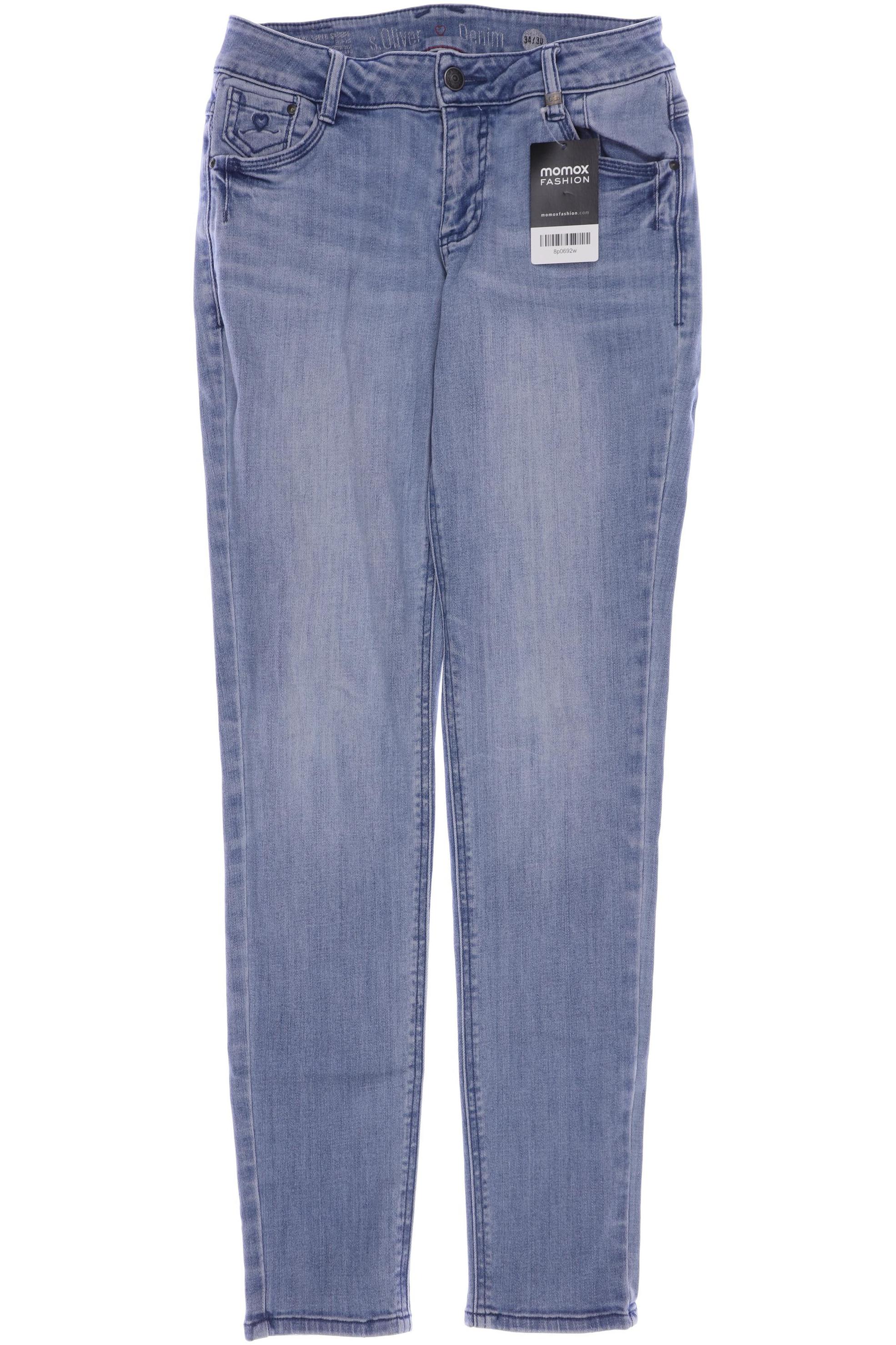 

s.Oliver Damen Jeans, blau