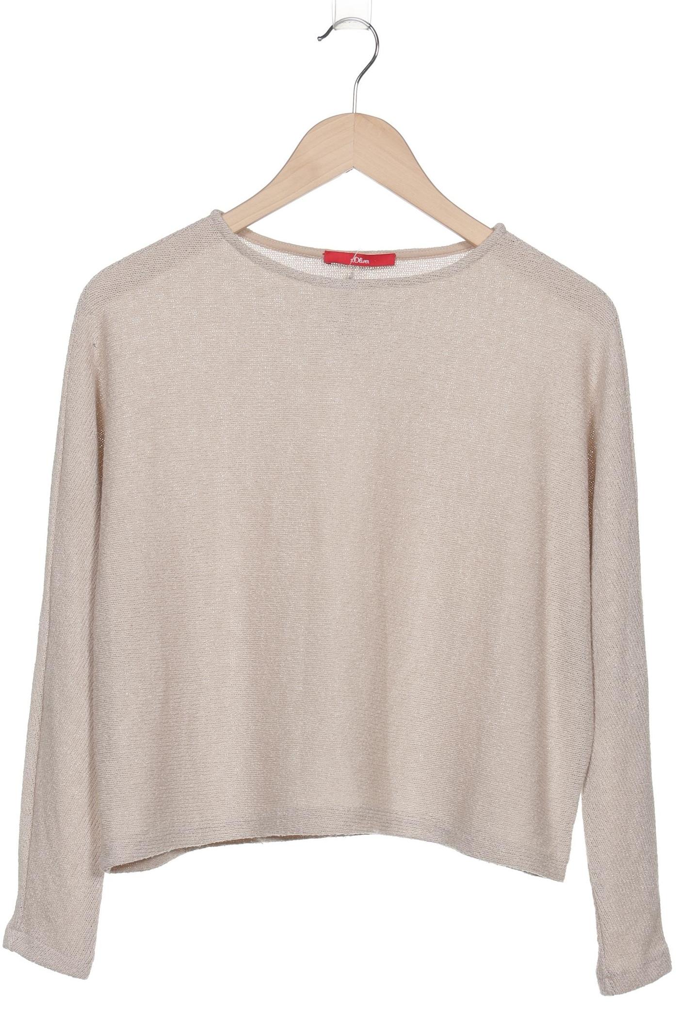 

s.Oliver Damen Pullover, beige, Gr. 42