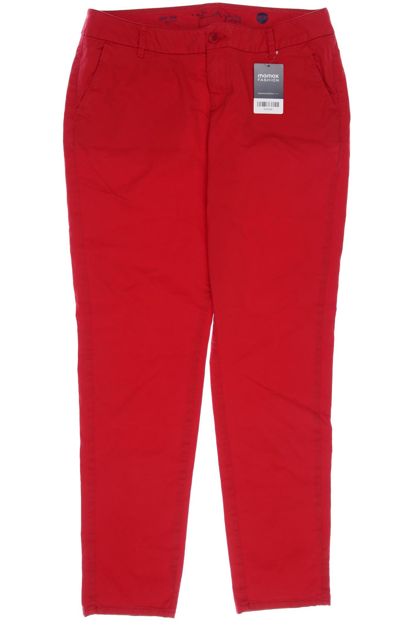 

s.Oliver Damen Stoffhose, rot