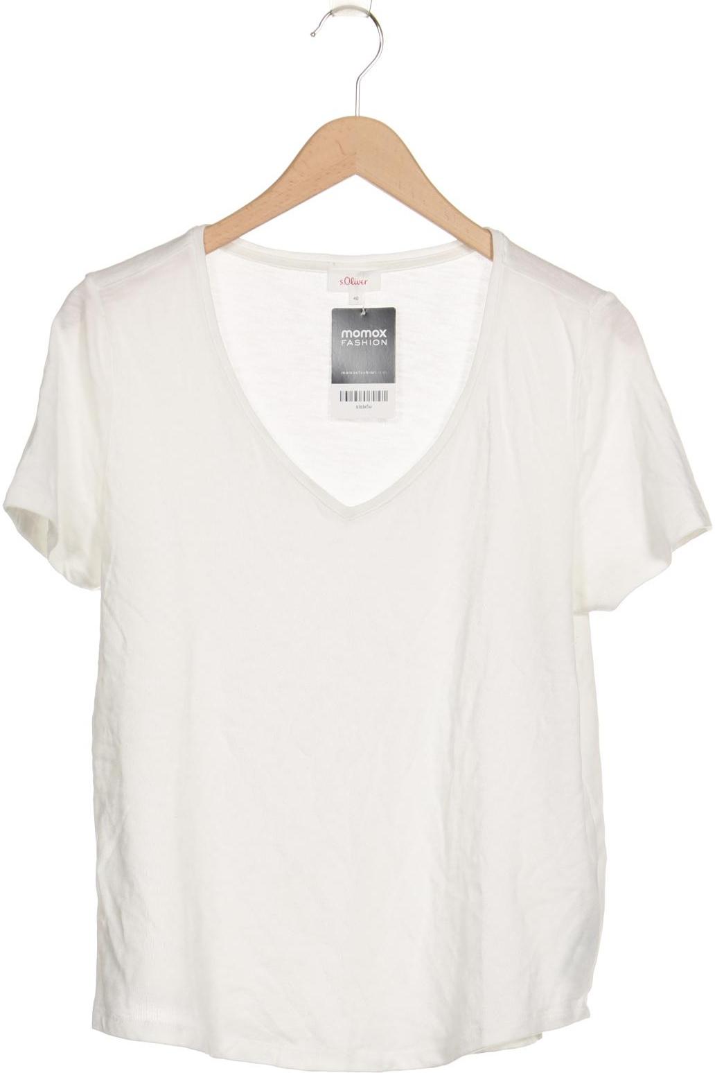 

s.Oliver Damen T-Shirt, weiß, Gr. 40