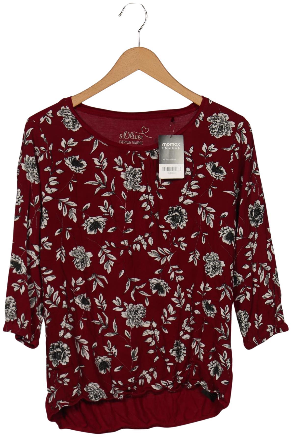 

s.Oliver Damen Langarmshirt, bordeaux, Gr. 40