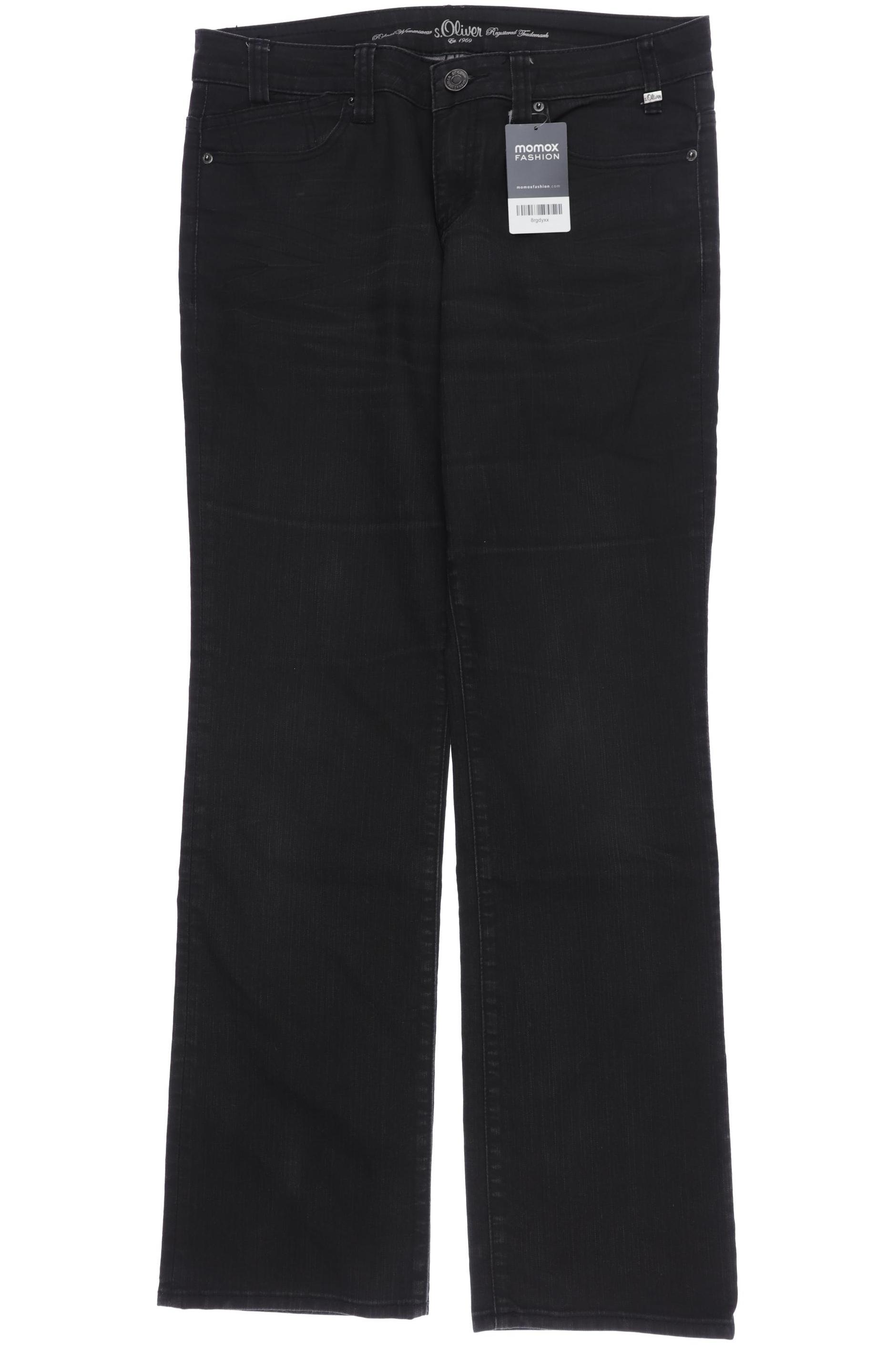 

s.Oliver Damen Jeans, schwarz, Gr. 40
