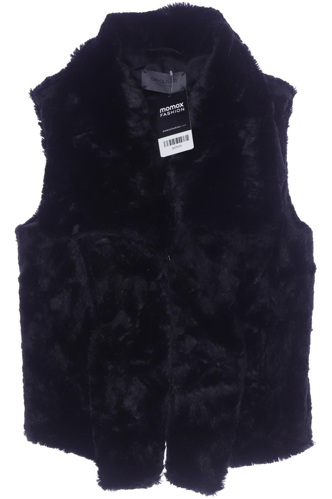 

s.Oliver Damen Weste, schwarz, Gr. 36