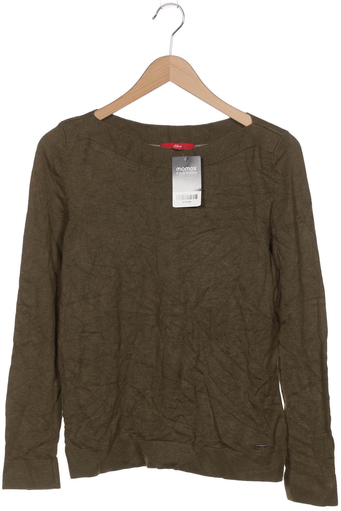 

s.Oliver Damen Pullover, grün, Gr. 38